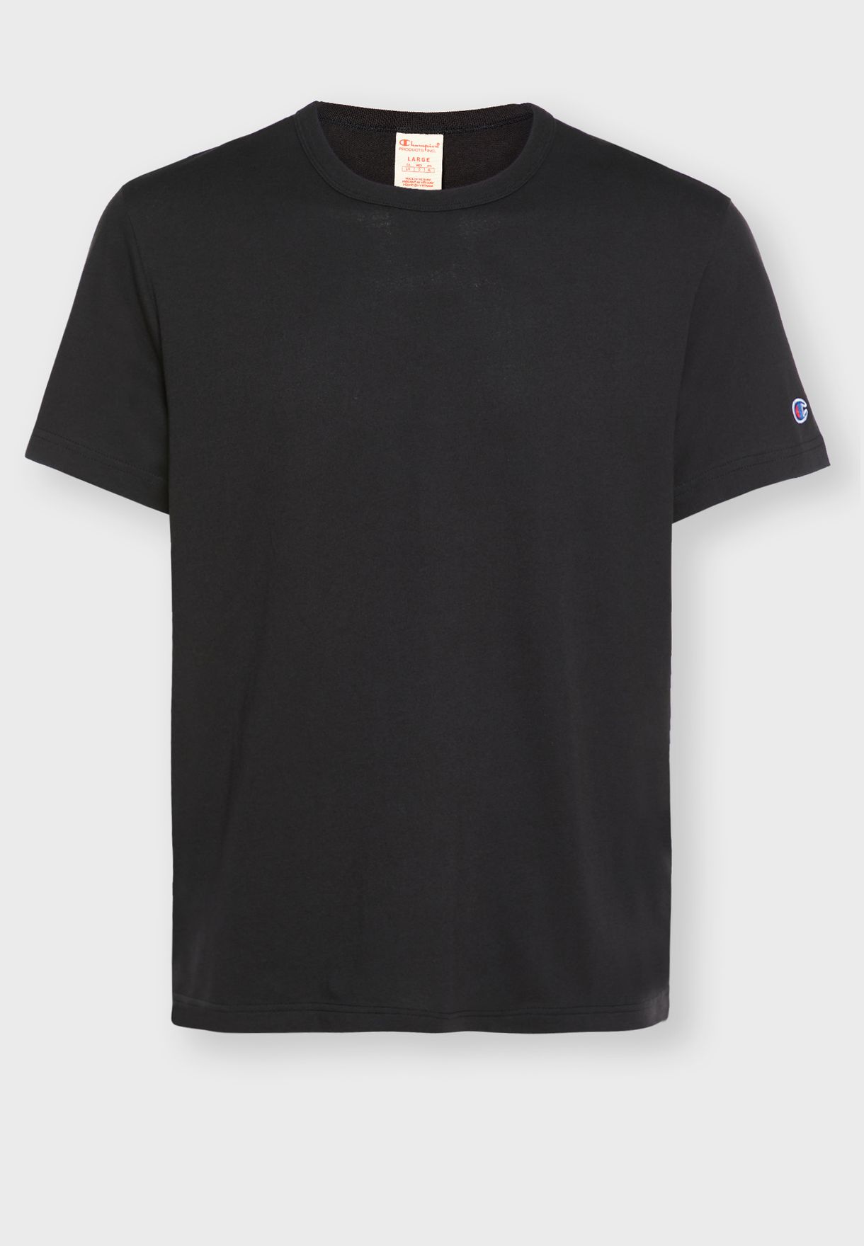 champion black and white t shirt