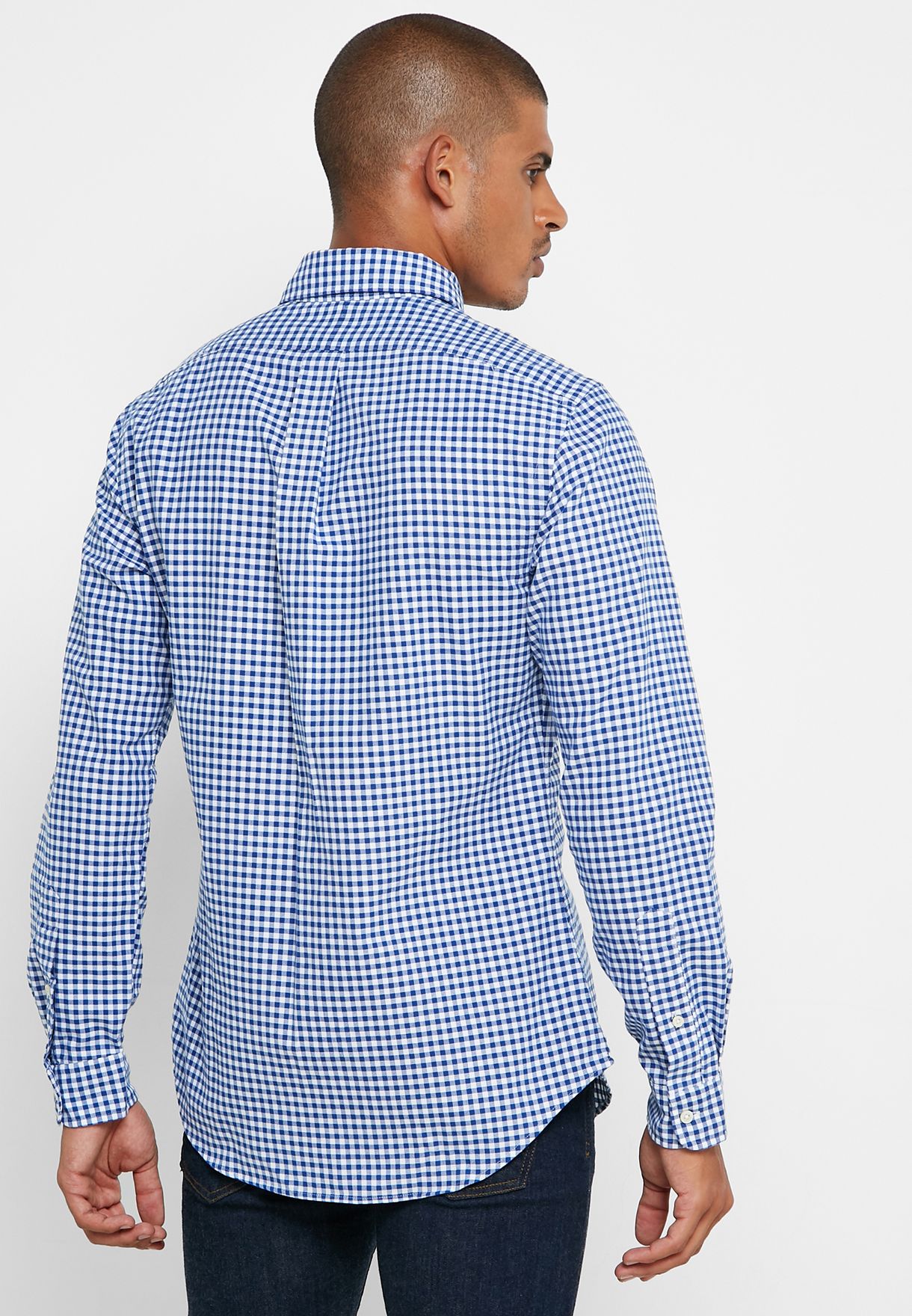 polo ralph lauren gingham oxford shirt