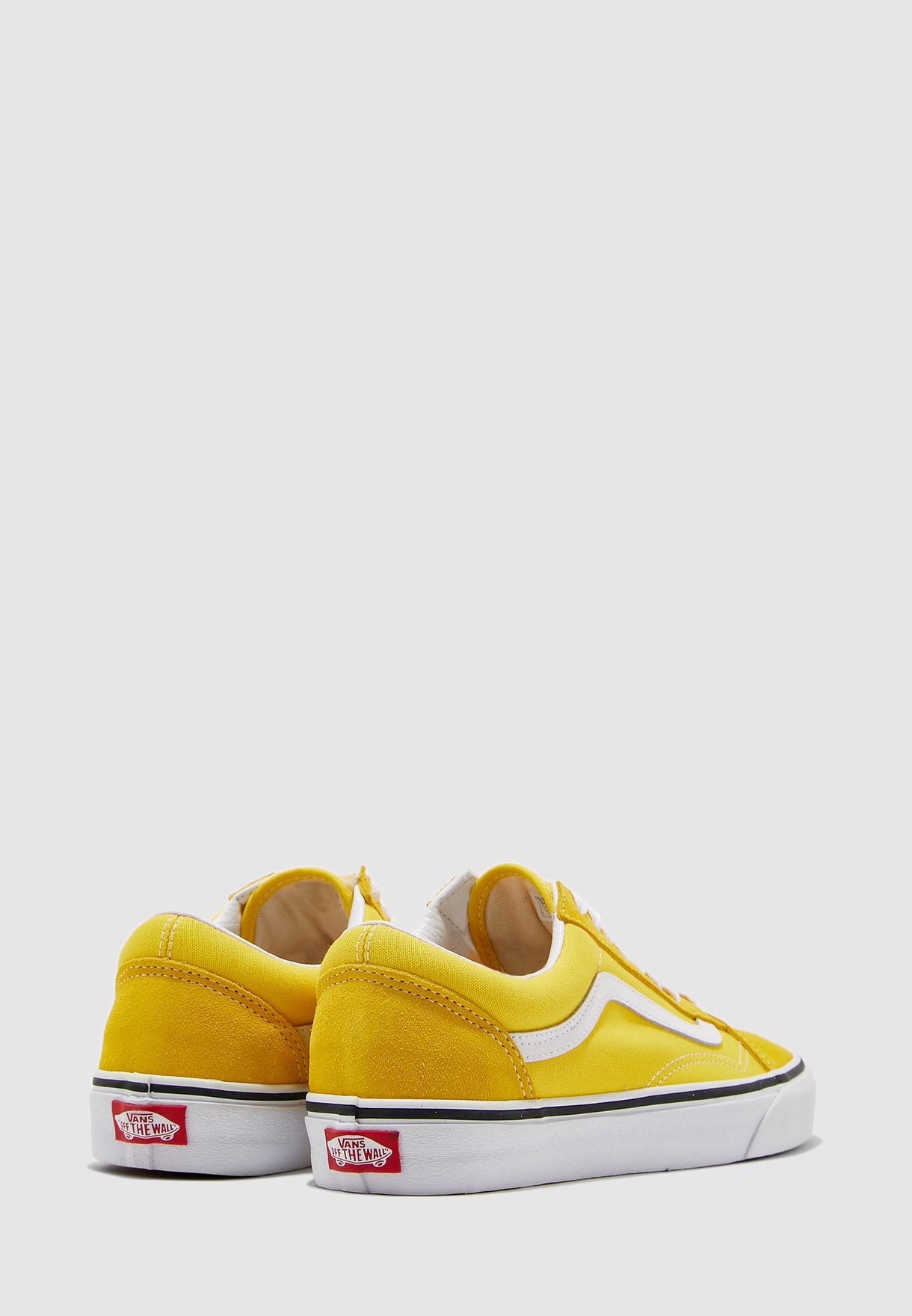 mens yellow old skool vans