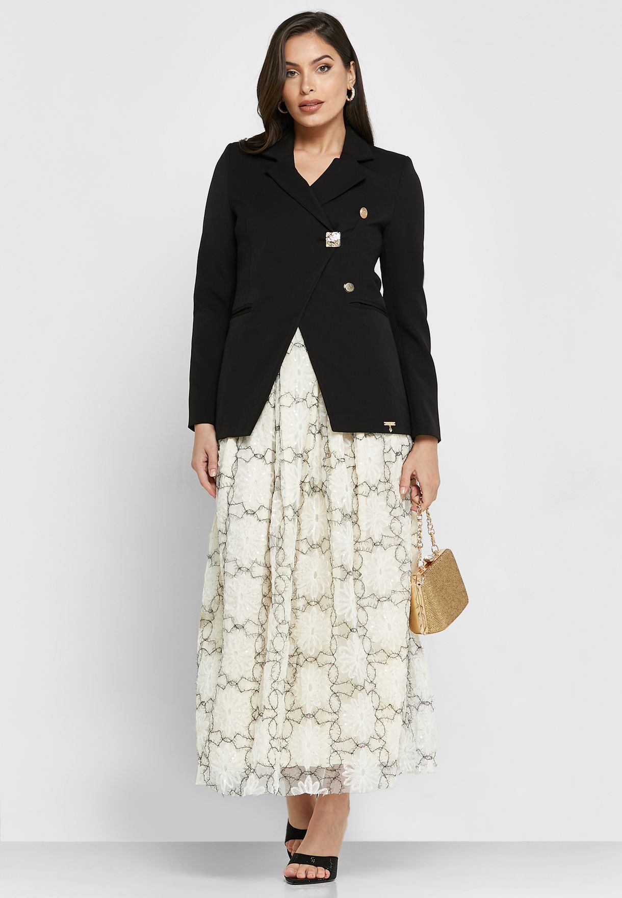 Floral A-Line Skirt