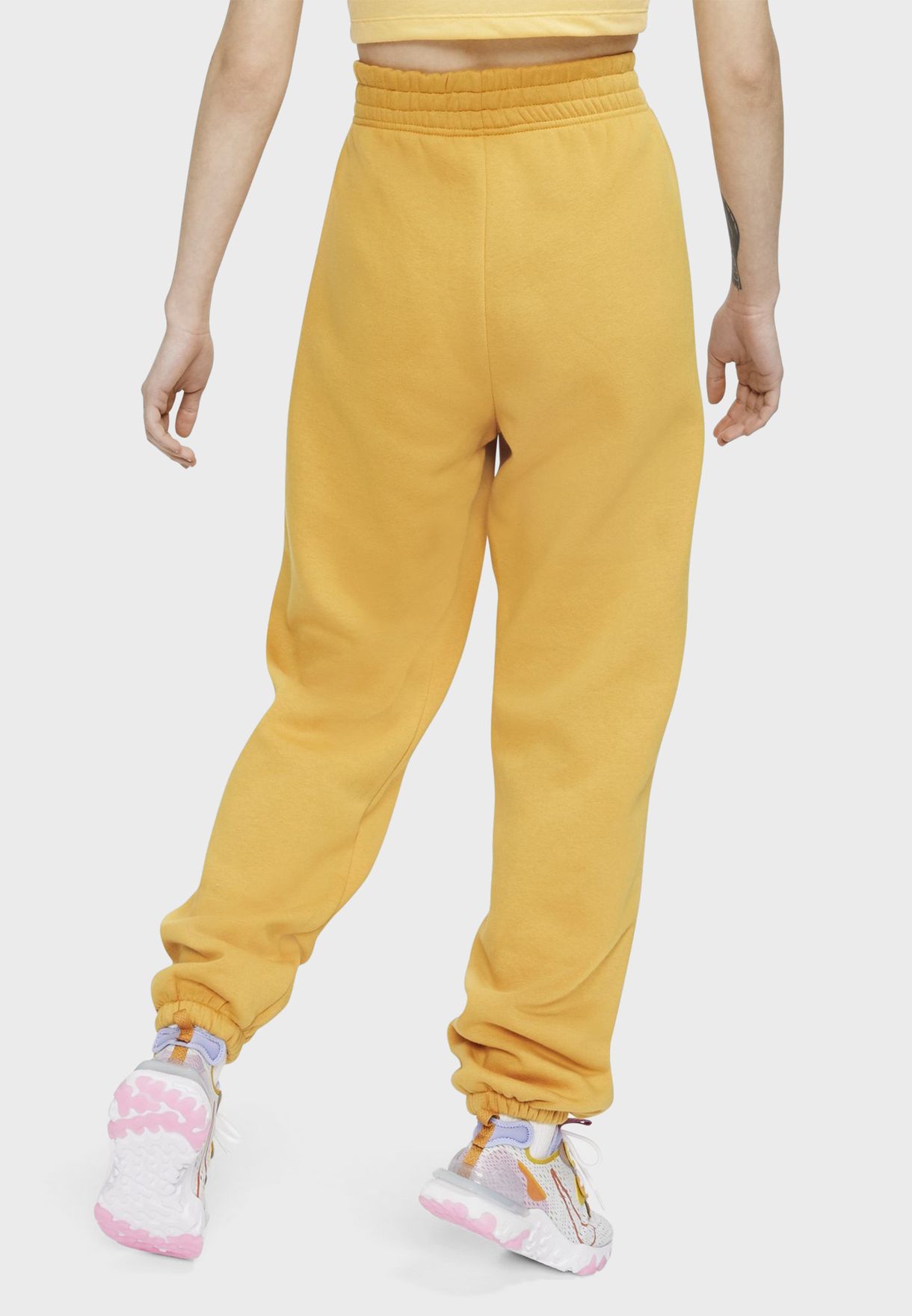 Buy Nike yellow NSW Fleece Sweatpants for Women in Muscat, Salalah
