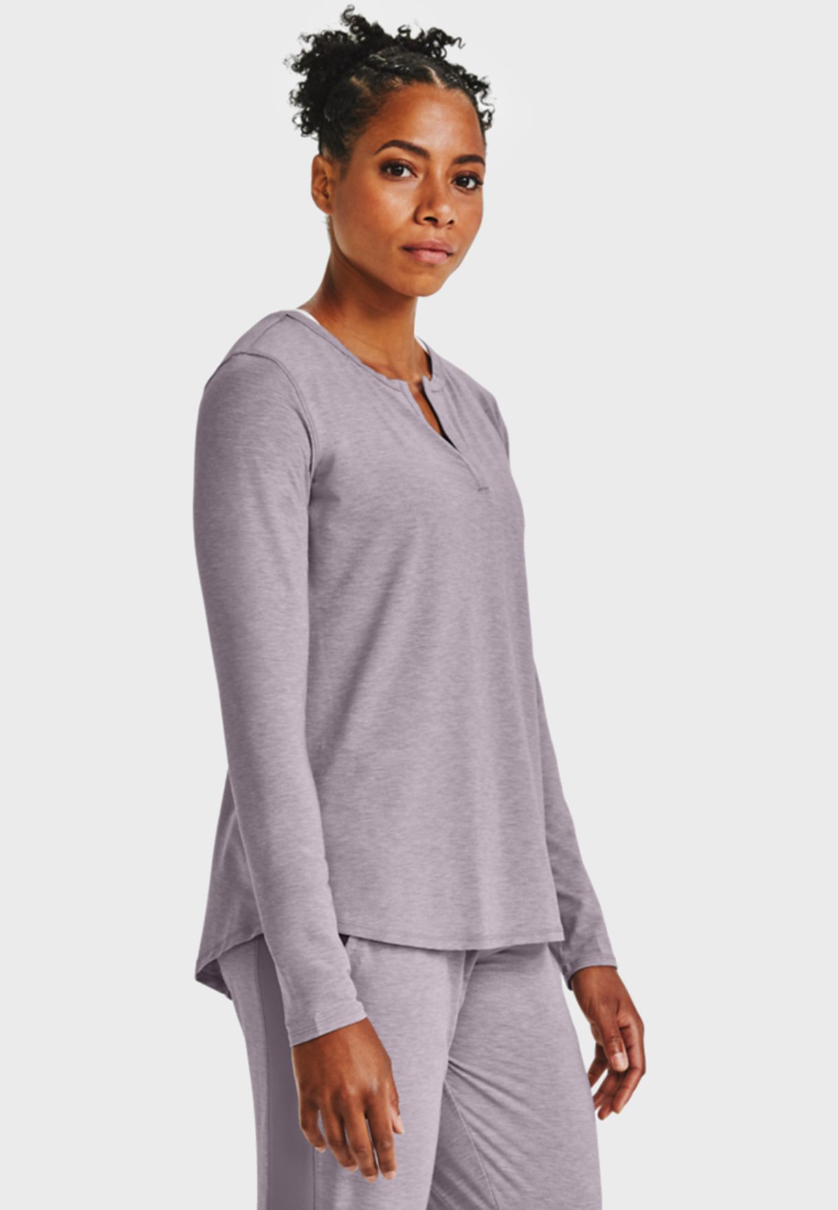 Buy Under Armour grey Recovery T-Shirt for Women in Muscat, Salalah
