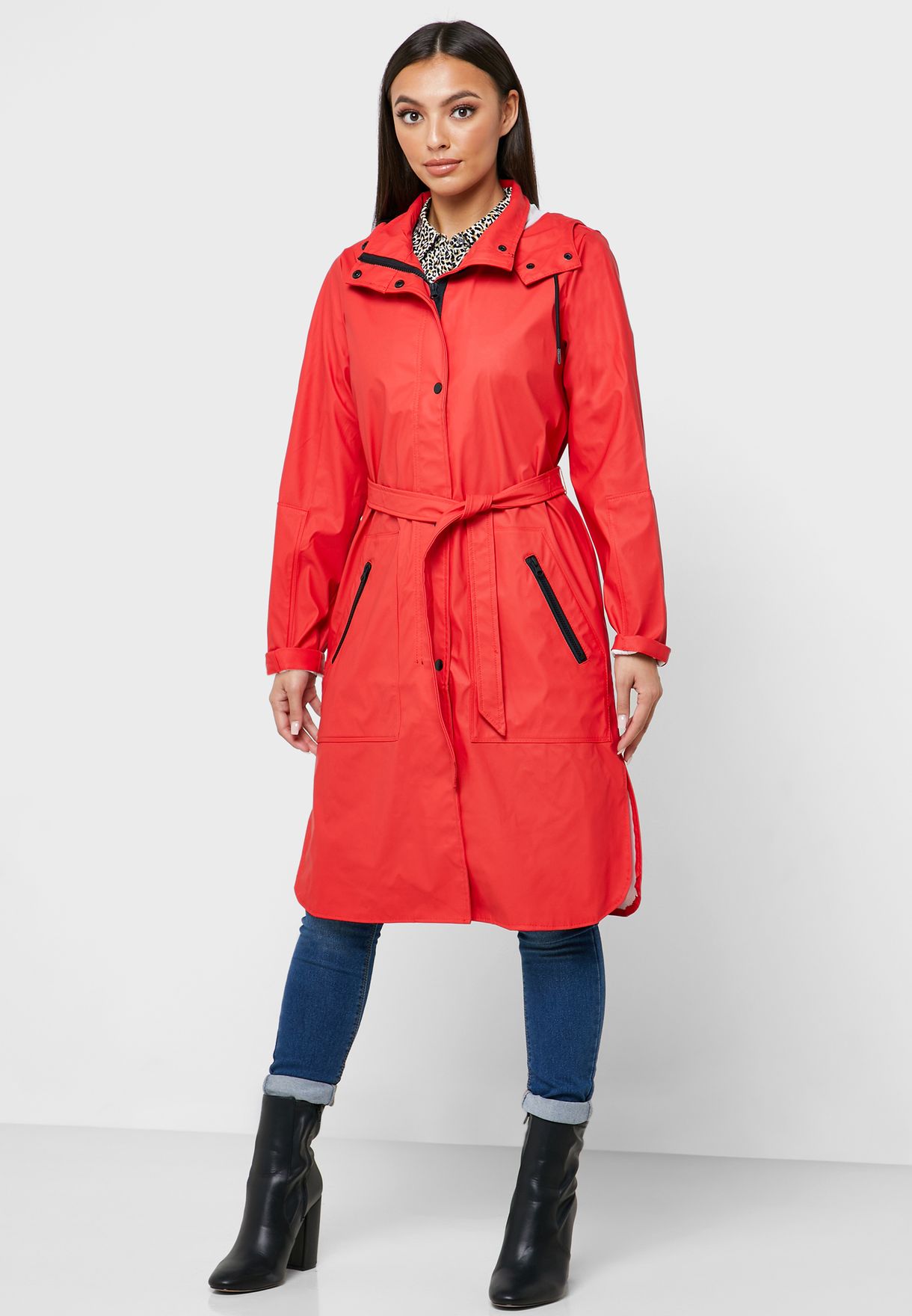 womens thin rain mac