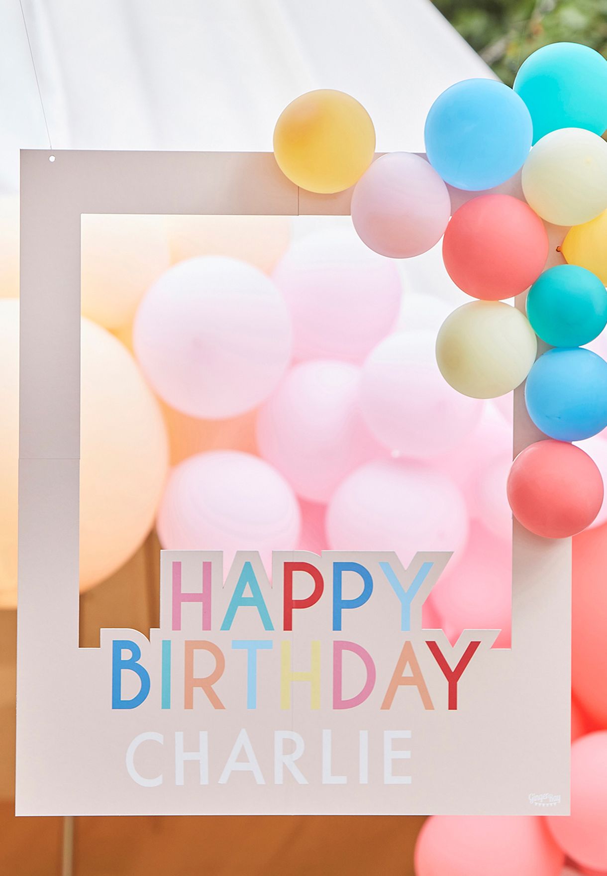 Bright's Balloons Photo booth Frame 