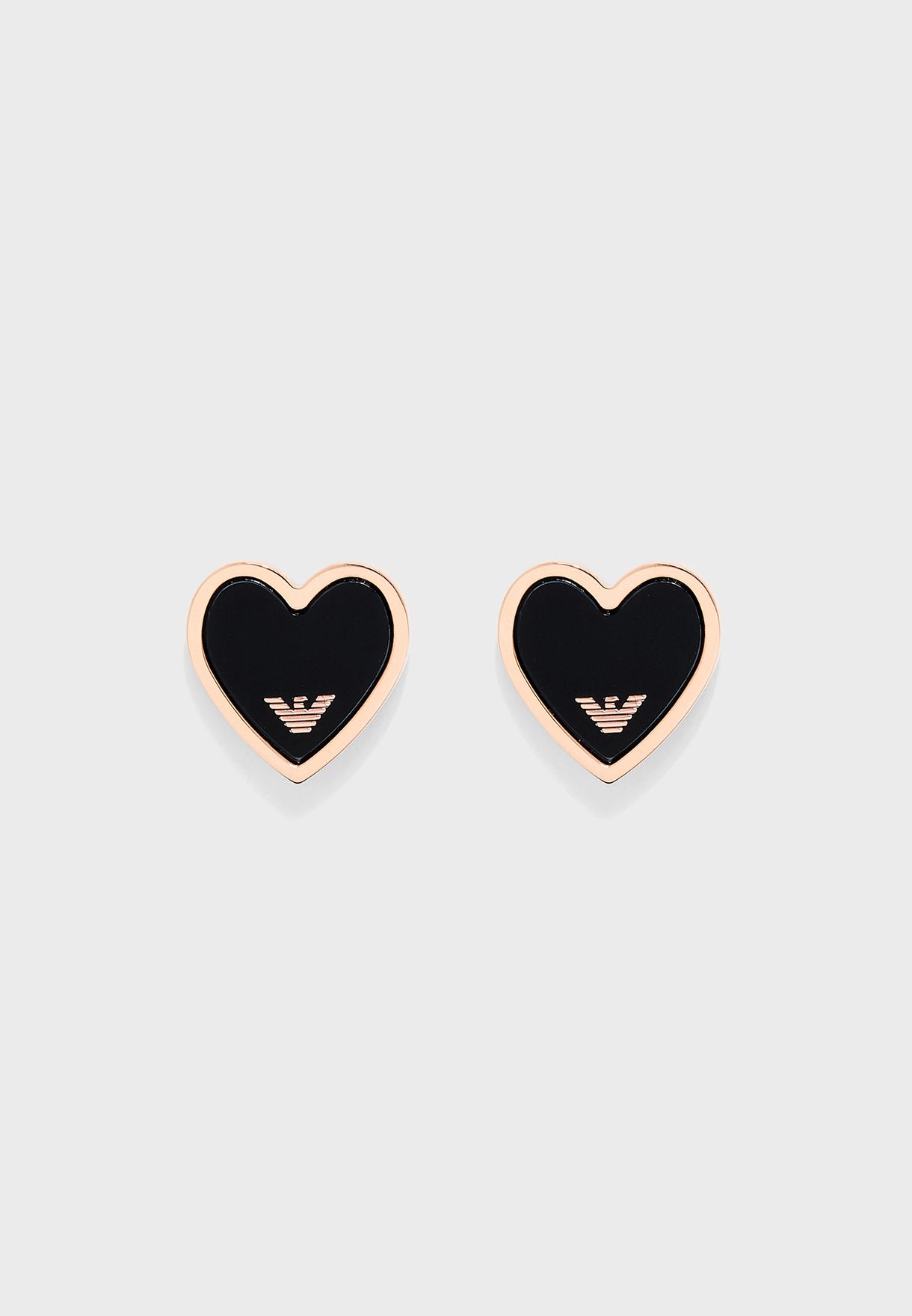 armani heart earrings