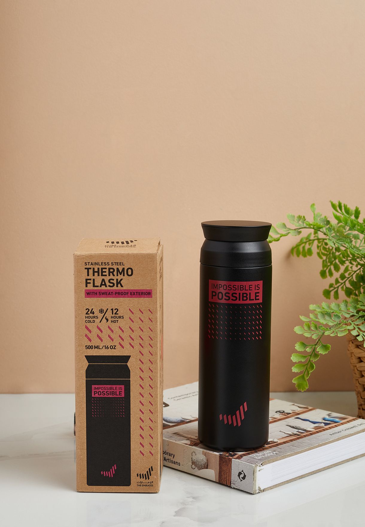 Thermos Flask With Sweat Proof Extend