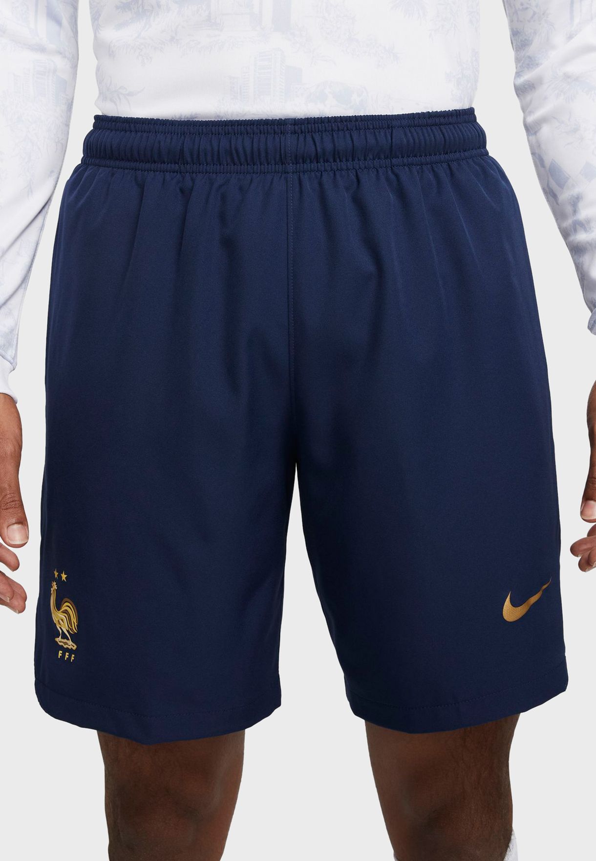 nike navy dri fit shorts