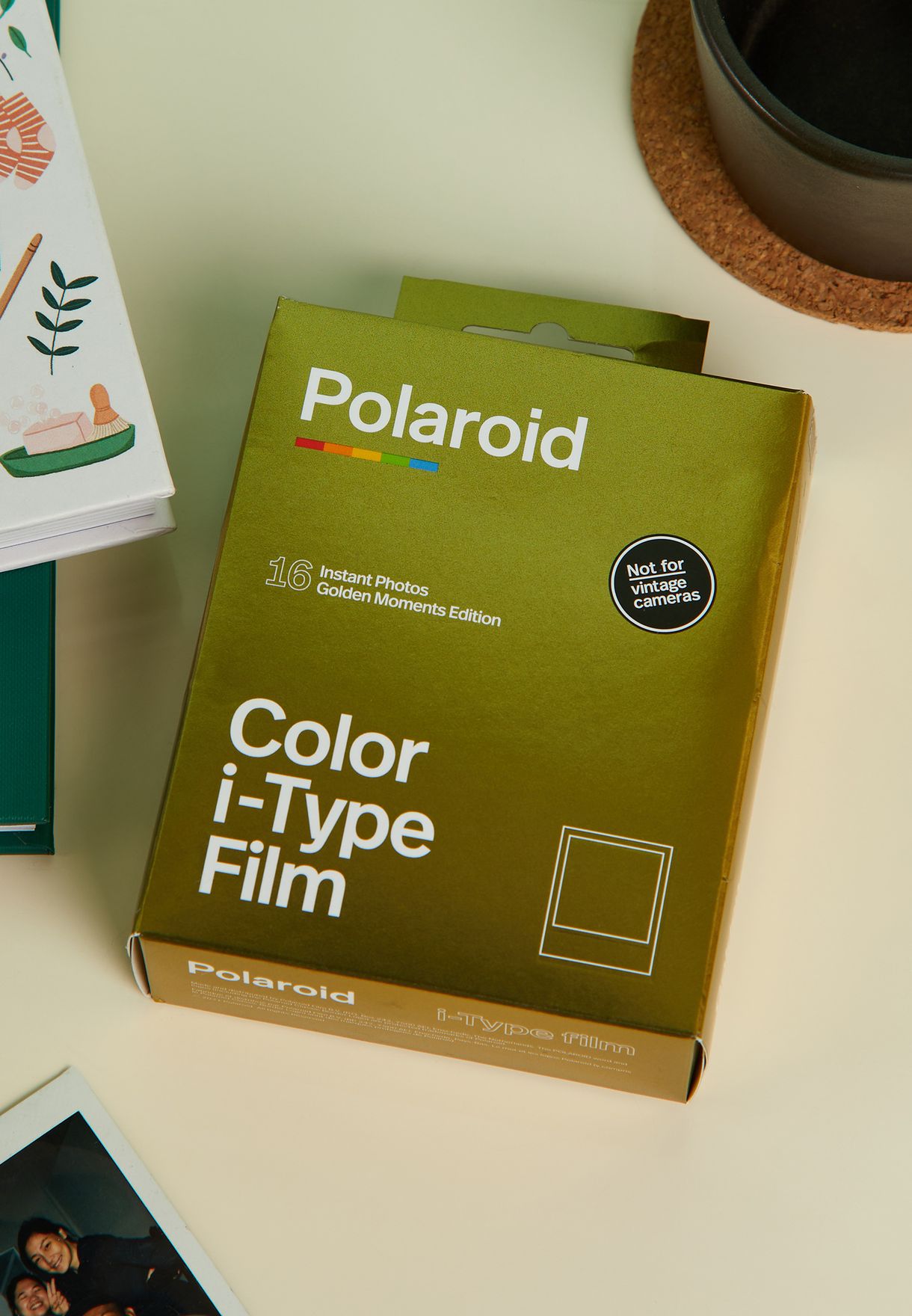 Polaroid Color Film For I-Type â€“ Golden Moments Edition Double Pack