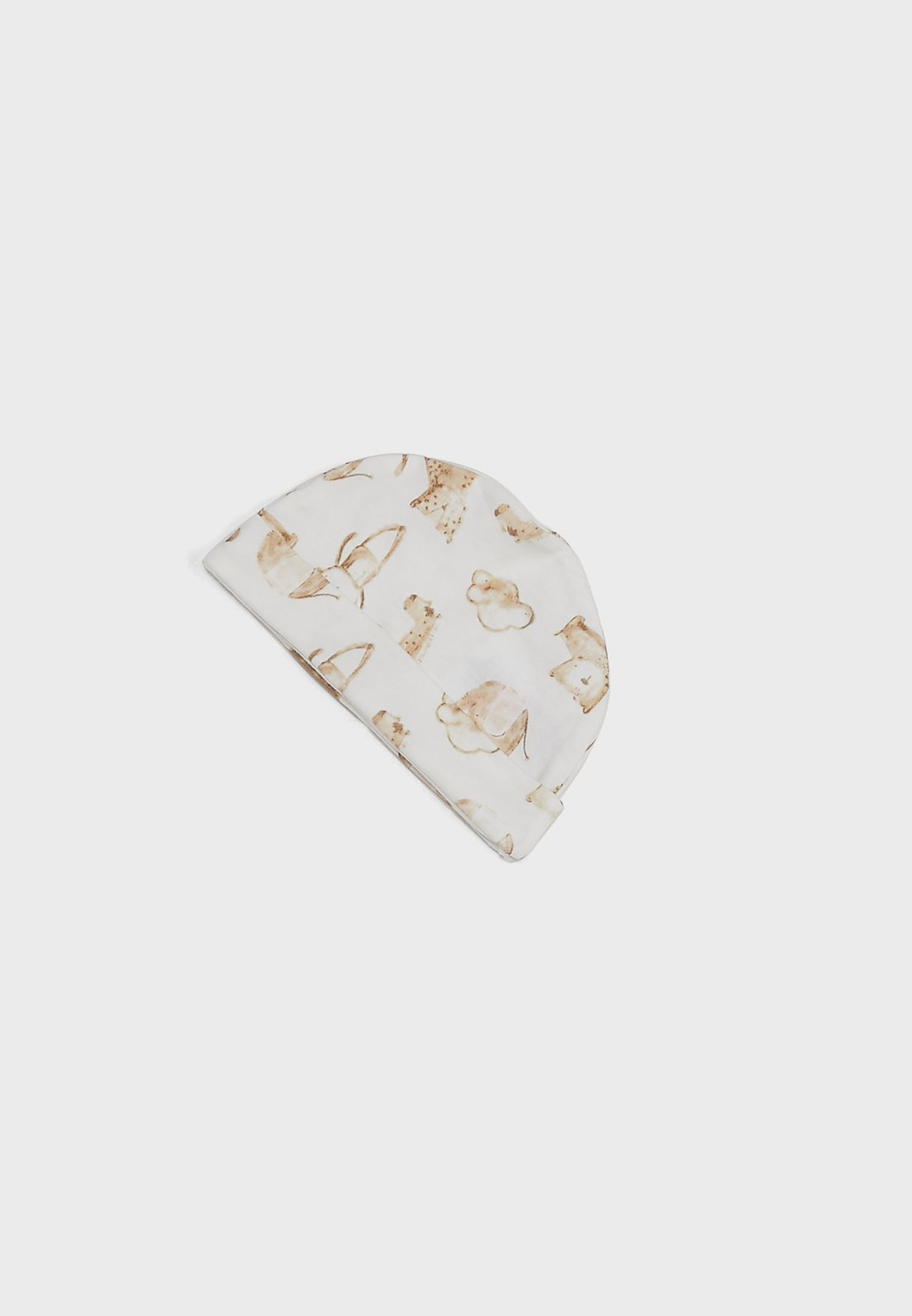 Infant Animal Print Sleep suit + Hat And Bib Set