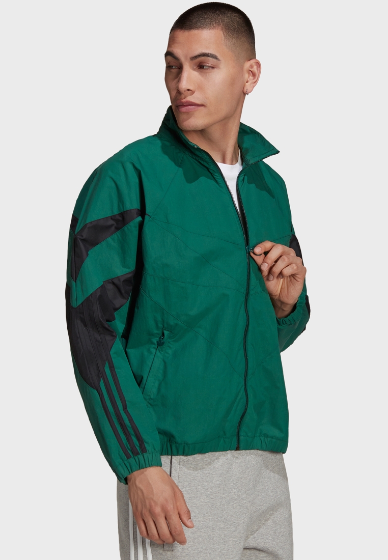 Buy adidas Originals green Woven Track Jacket for Kids in MENA, Worldwide