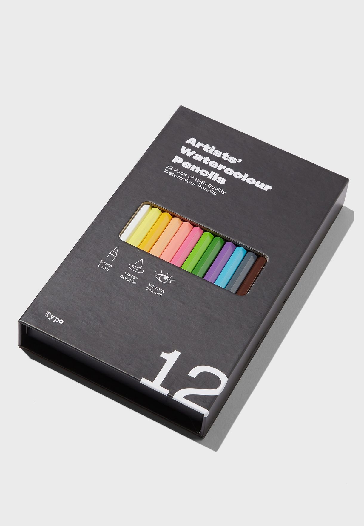 Set Of 12 Watercolour Pencils