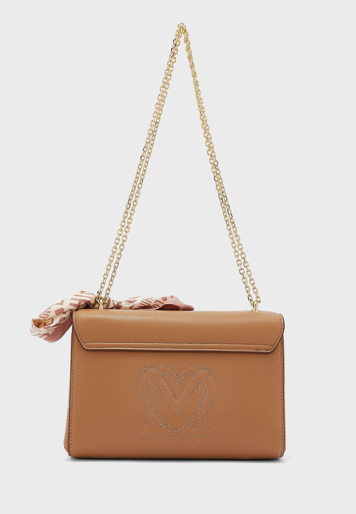 Scarf Detail Crossbody Bag