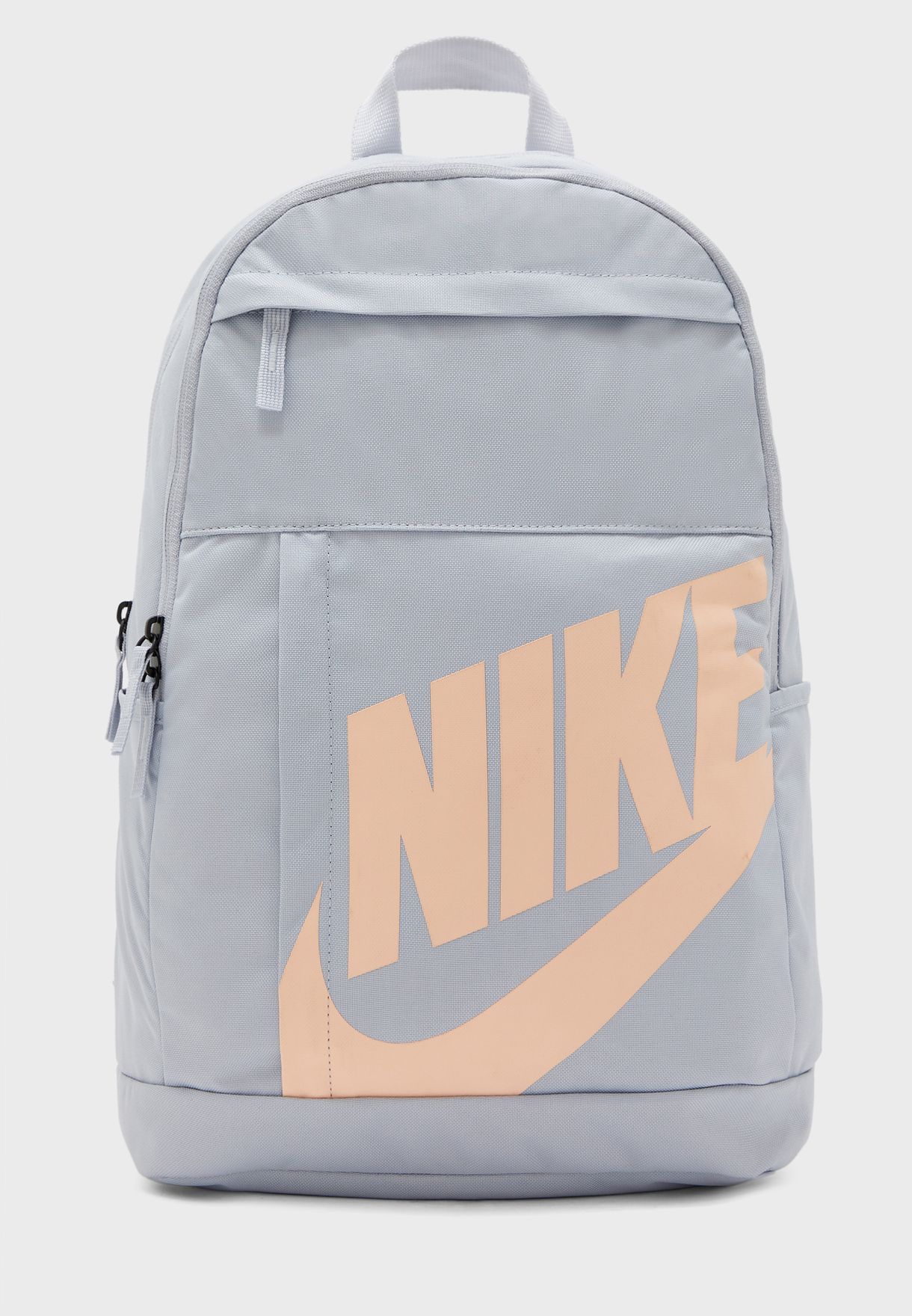nike elemental backpack grey and pink