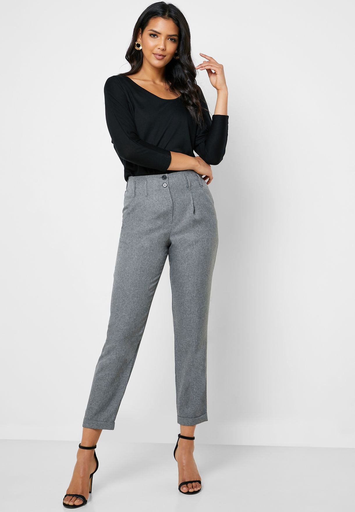 tall ankle grazer trousers