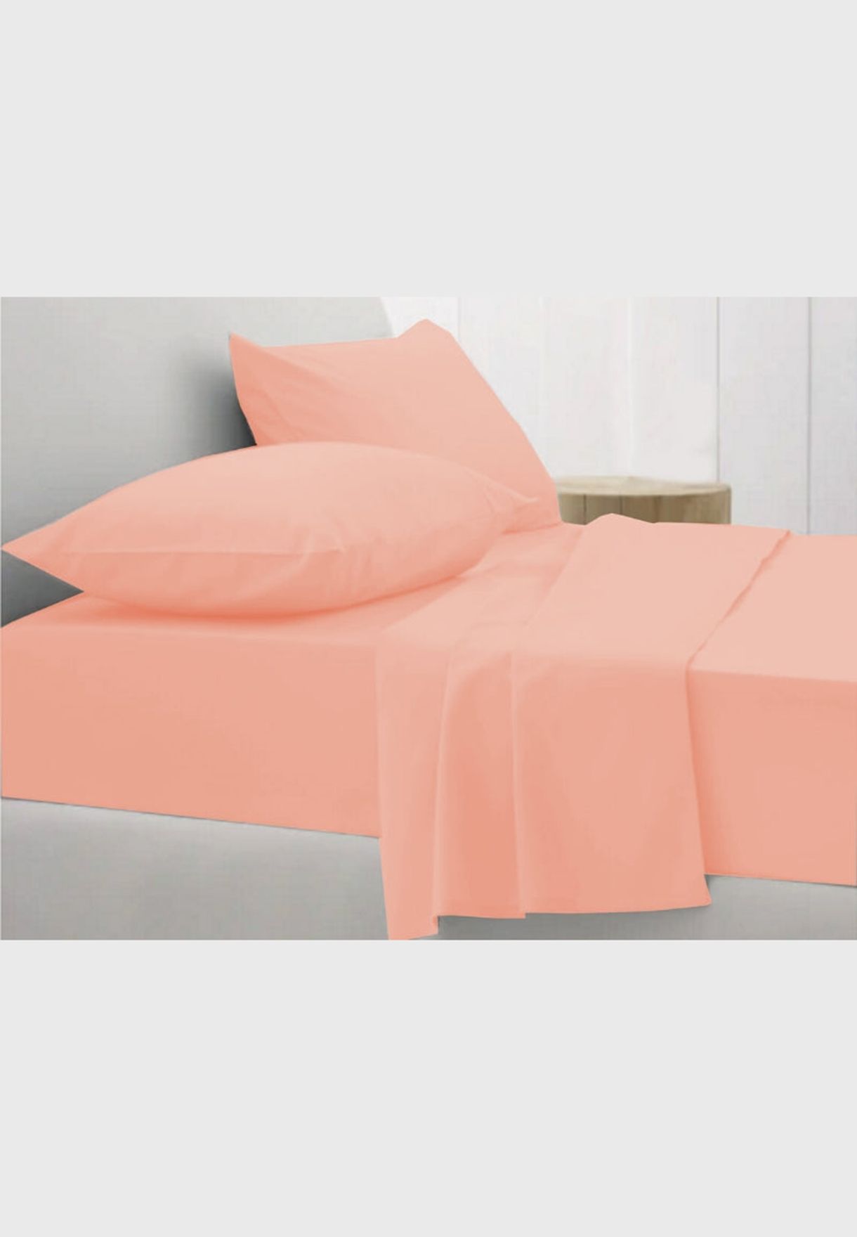 Queen Blush 200Tc Cotton Fitted Sheet