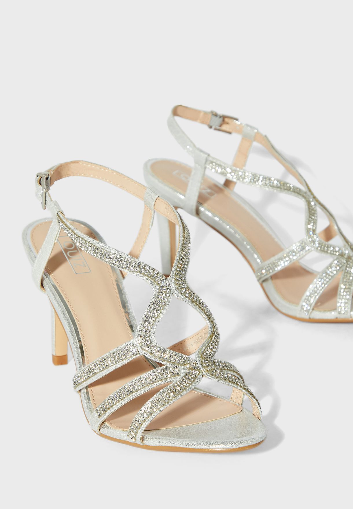 quiz ivory bridal shoes