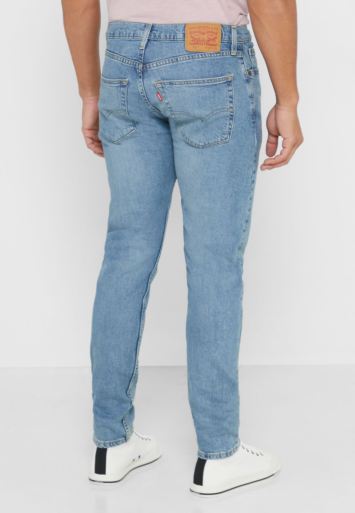 levi's washed slim fit jeans