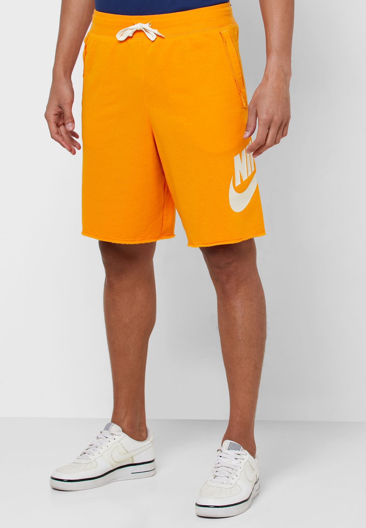 nike shorts men orange
