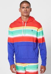 polo ralph lauren spectra striped spa terry hoodie