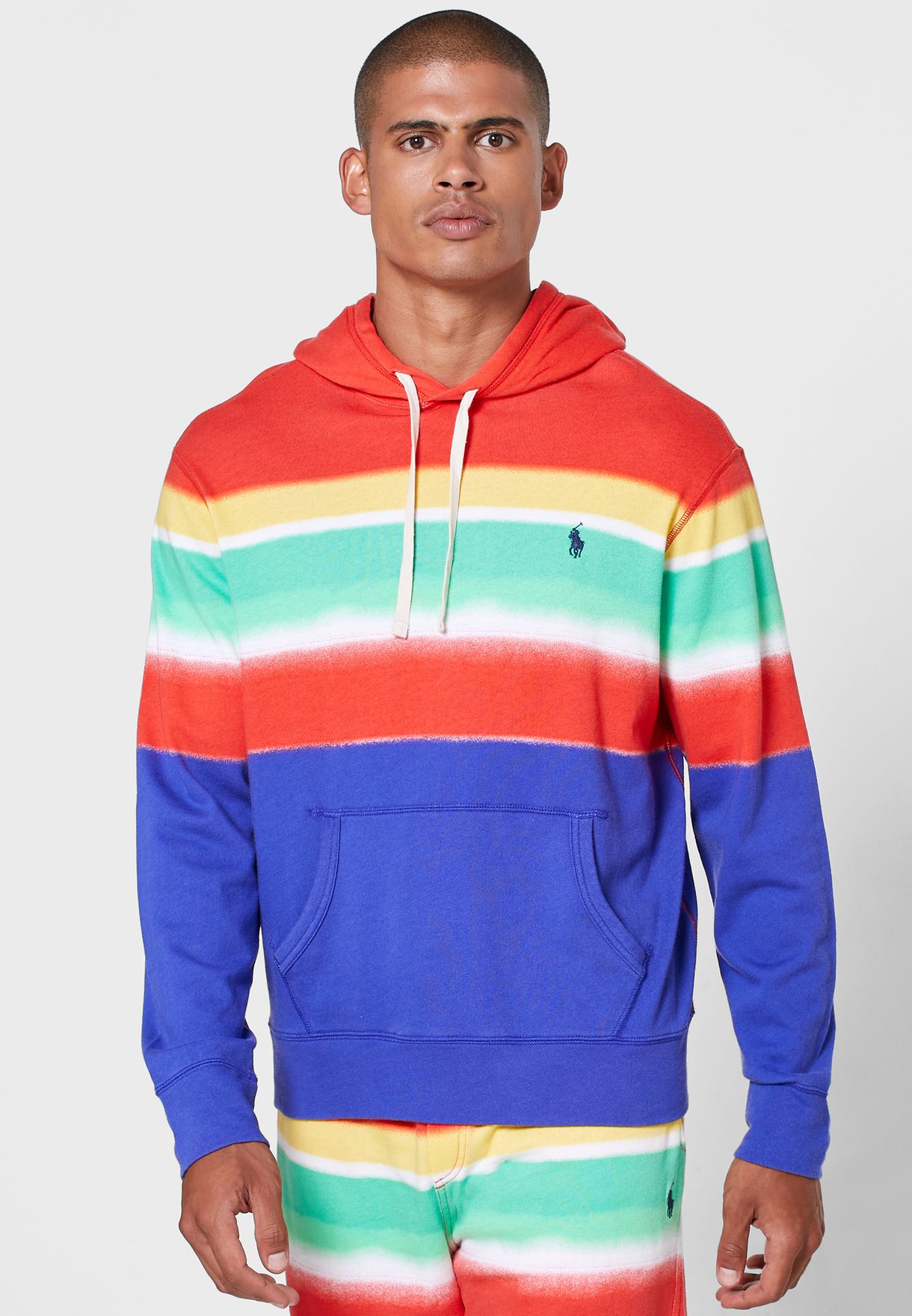 polo ralph lauren multicolor hoodie
