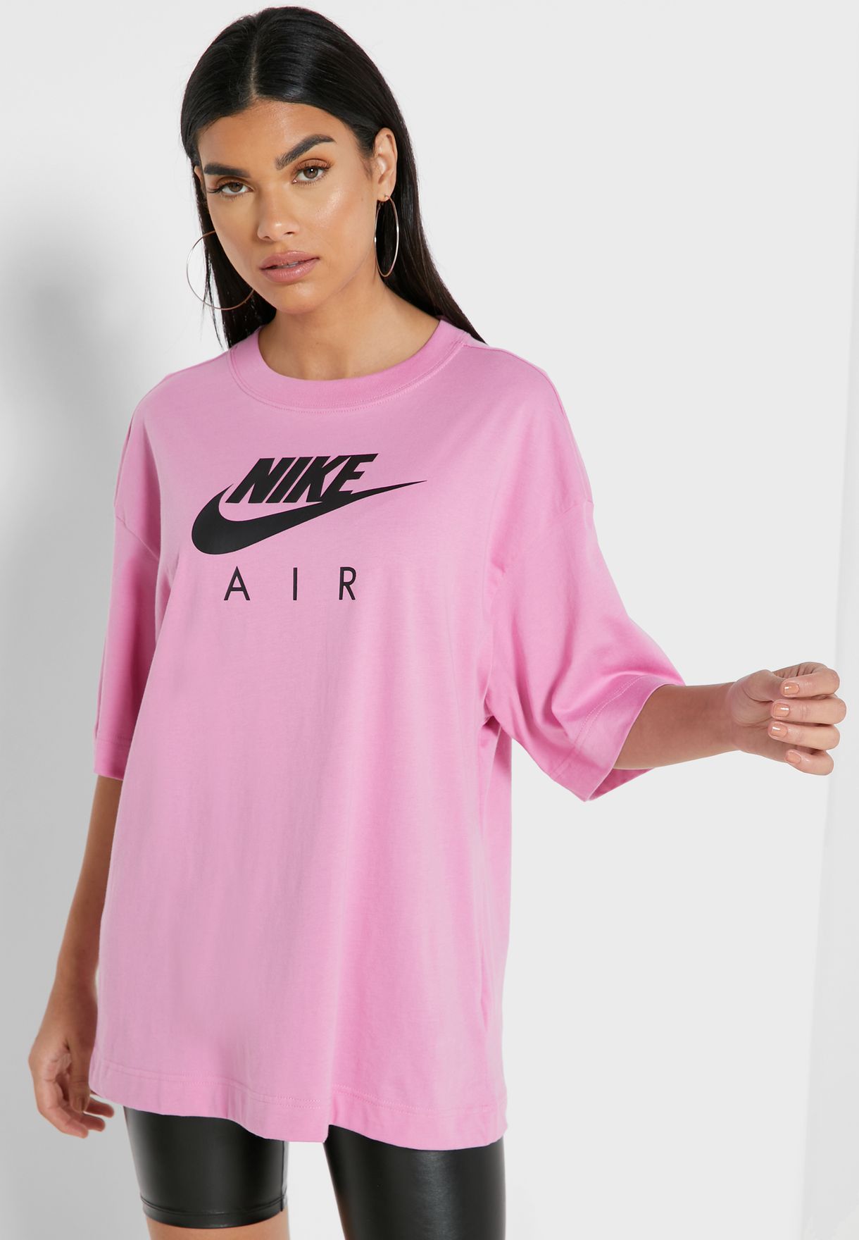 Nike purple NSW Air Boyfriend T-Shirt 