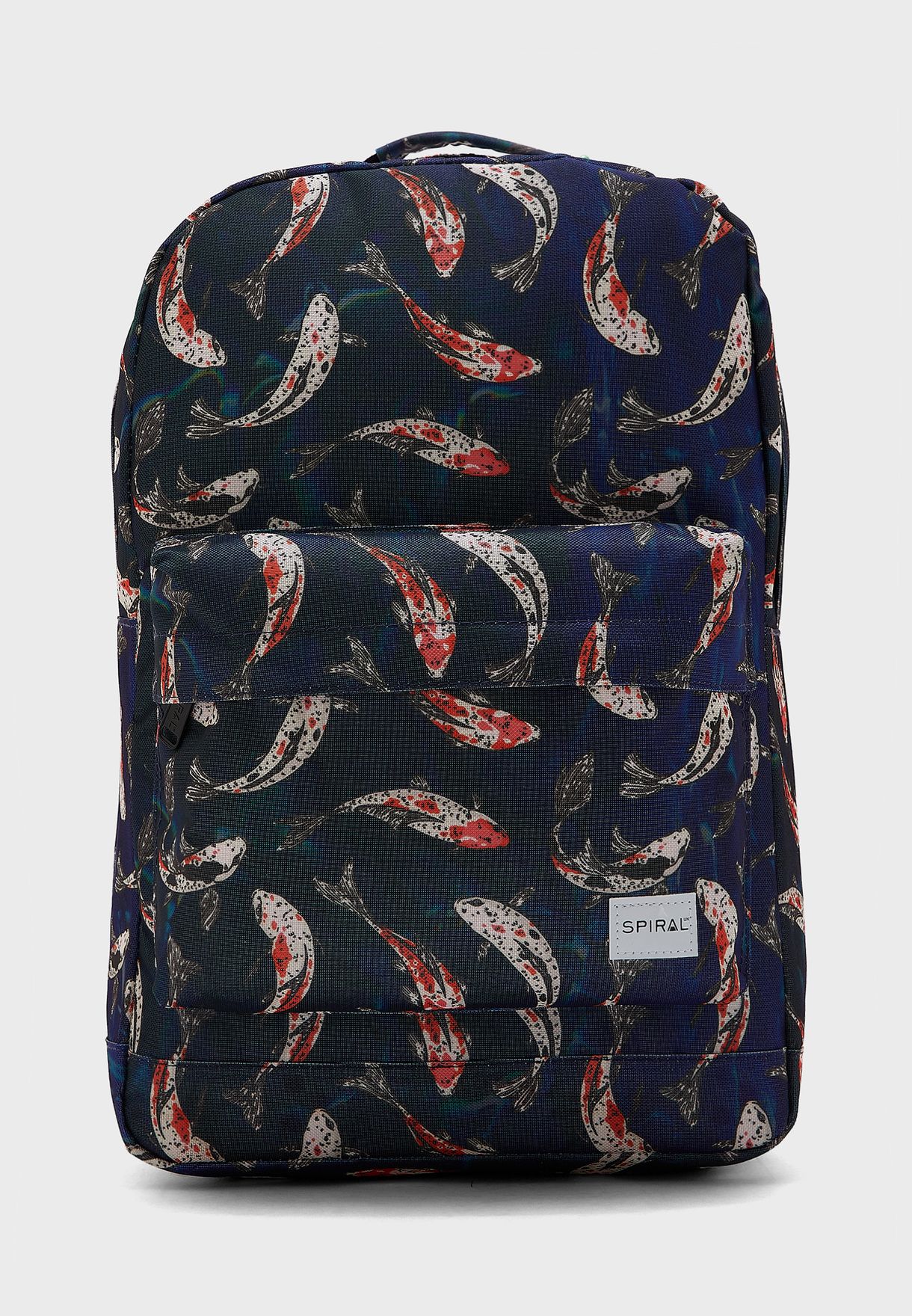 Top Handle Printed Backpack
