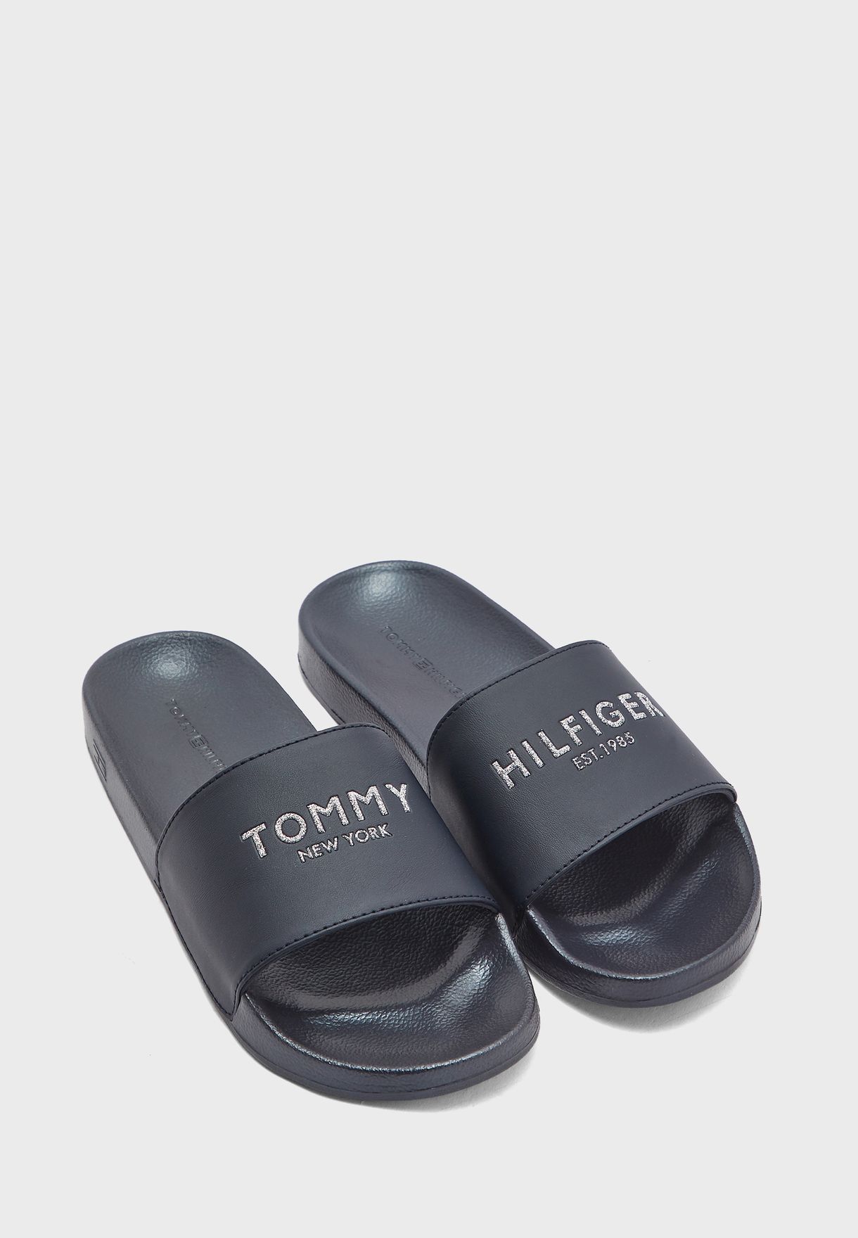 Tommy Hilfiger Glitter Pool Womens Slide Sandals