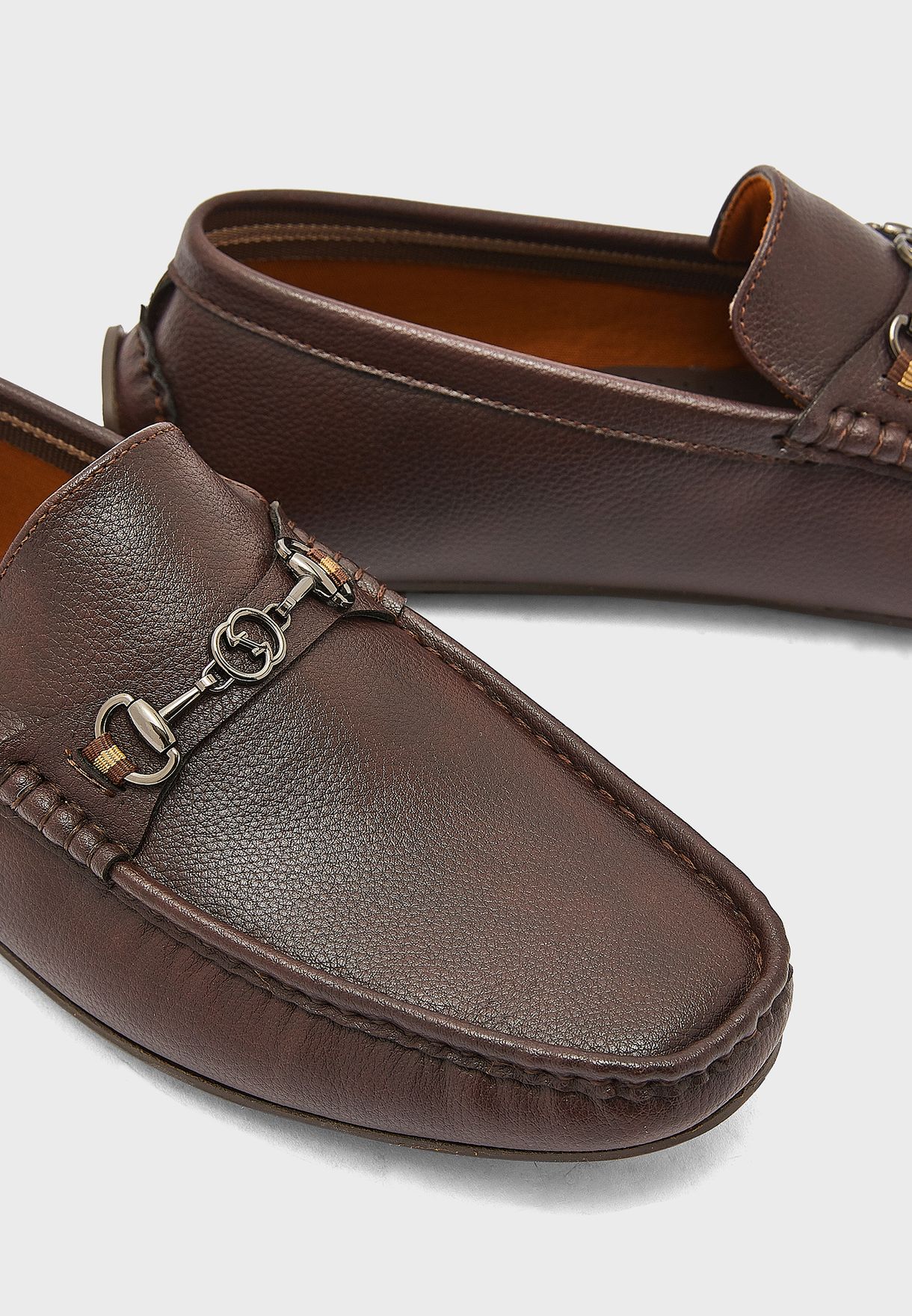 Classic Leatherette Loafers