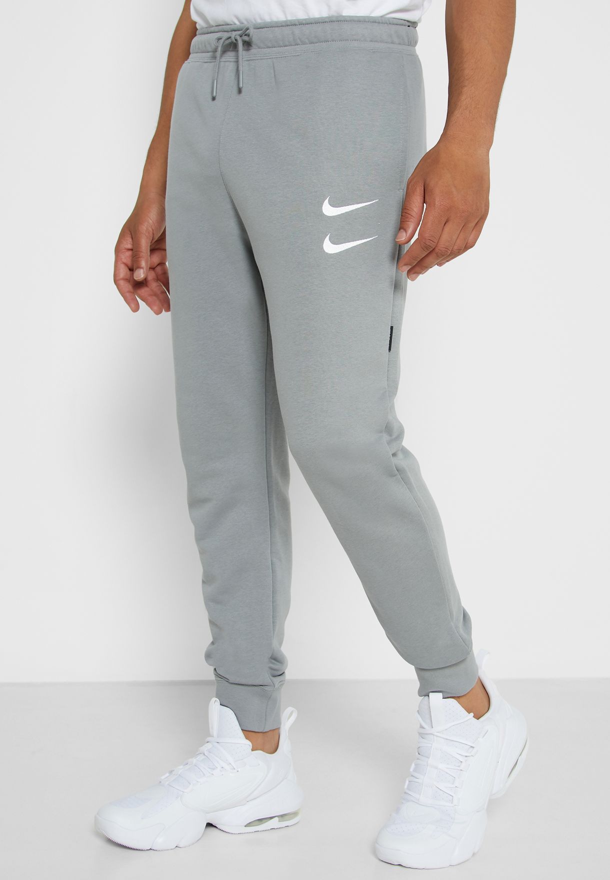Buy Nike grey NSW Swoosh Sweatpants for 
