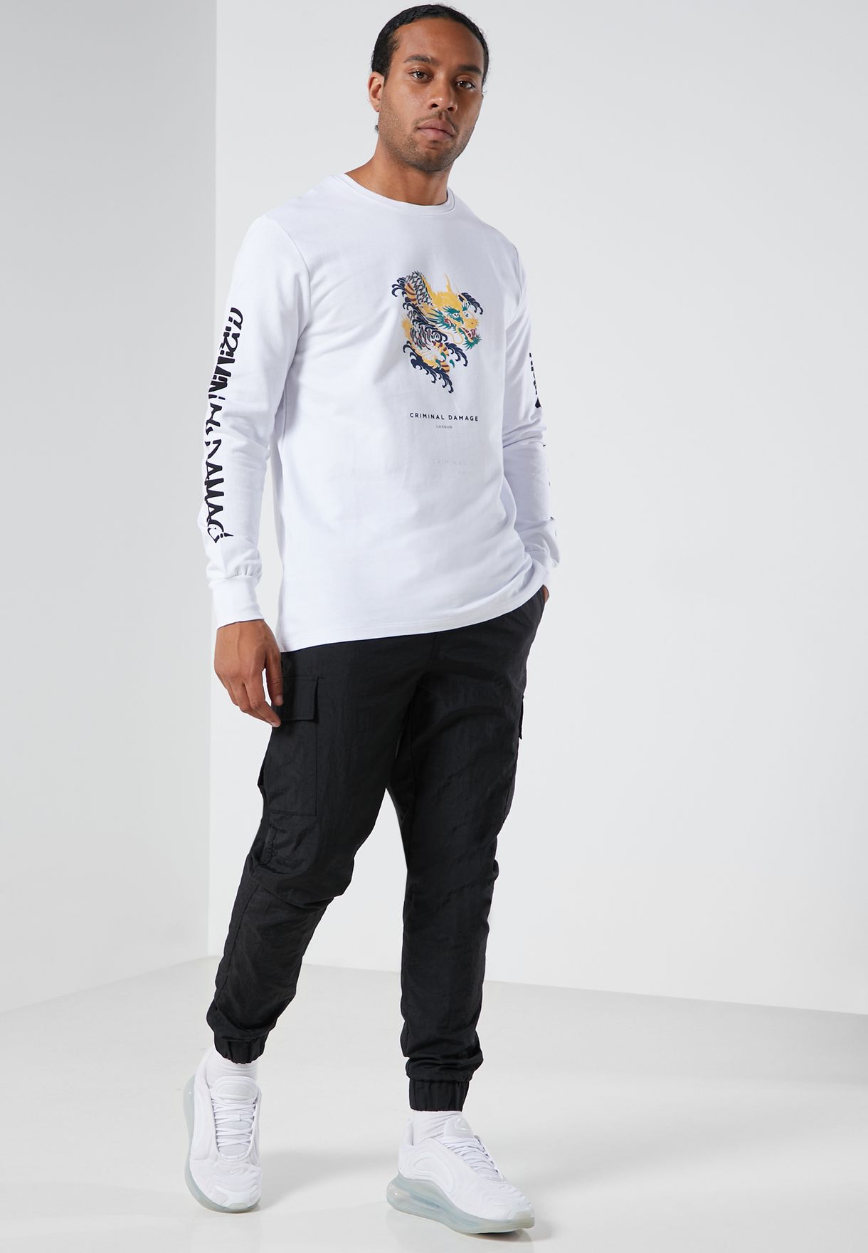 criminal damage utility nylon jogger