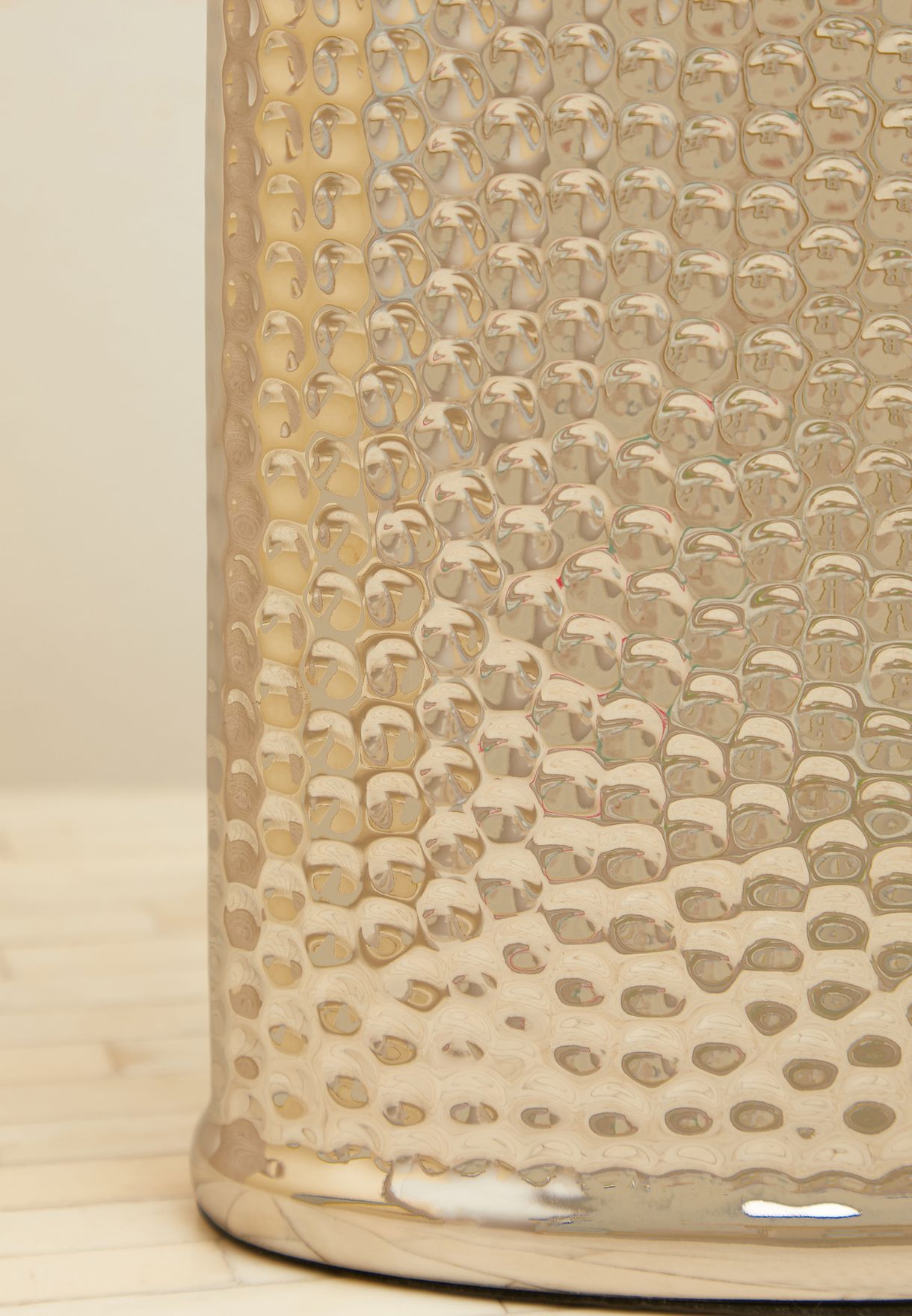 Regents Park Hammered Chrome Table Lamp