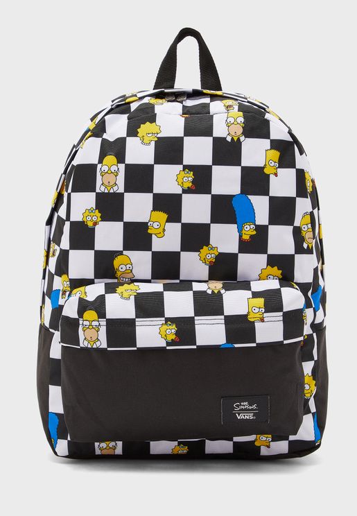 vans repeat print old skool backpack