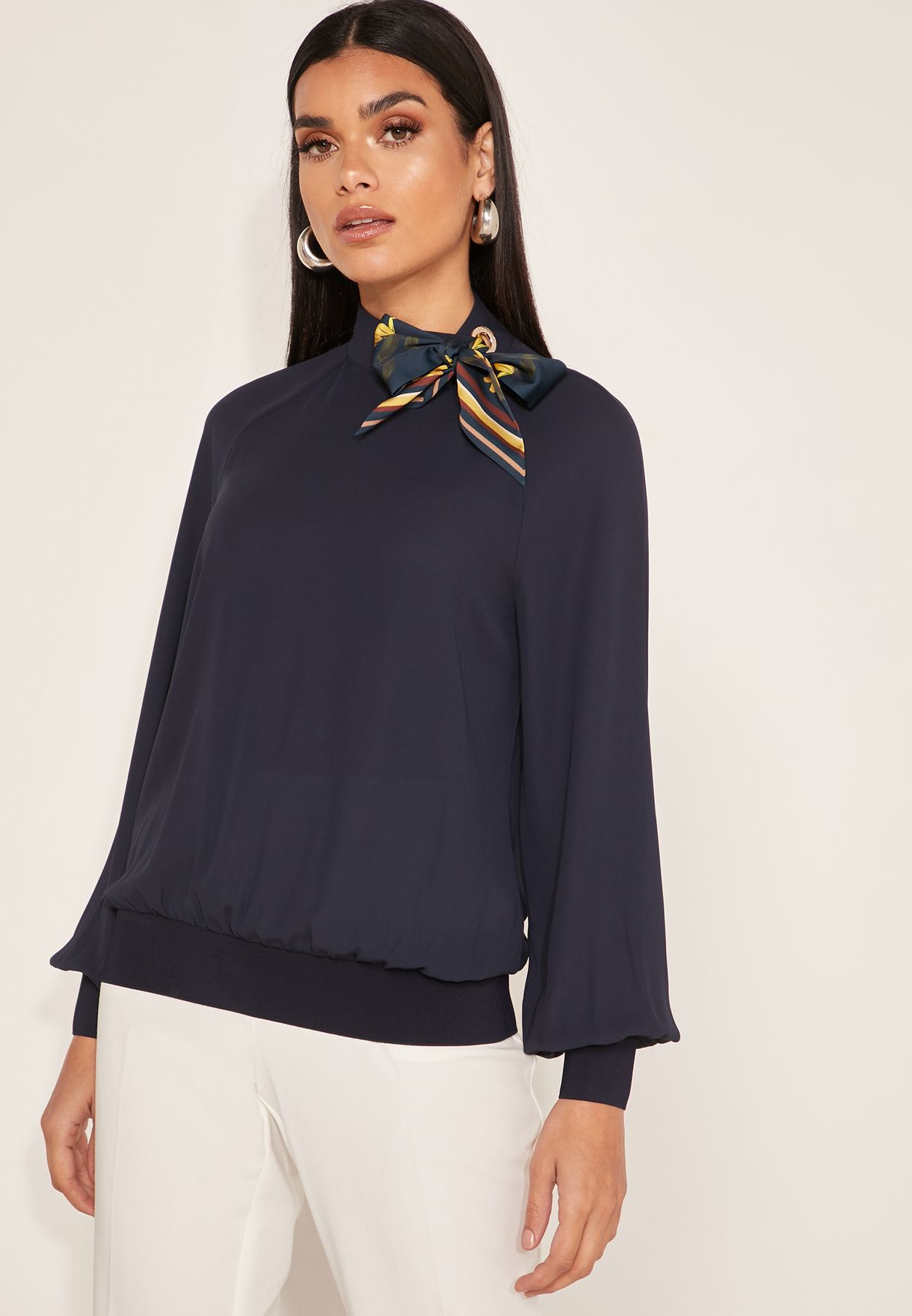 ted baker bow neck t shirt