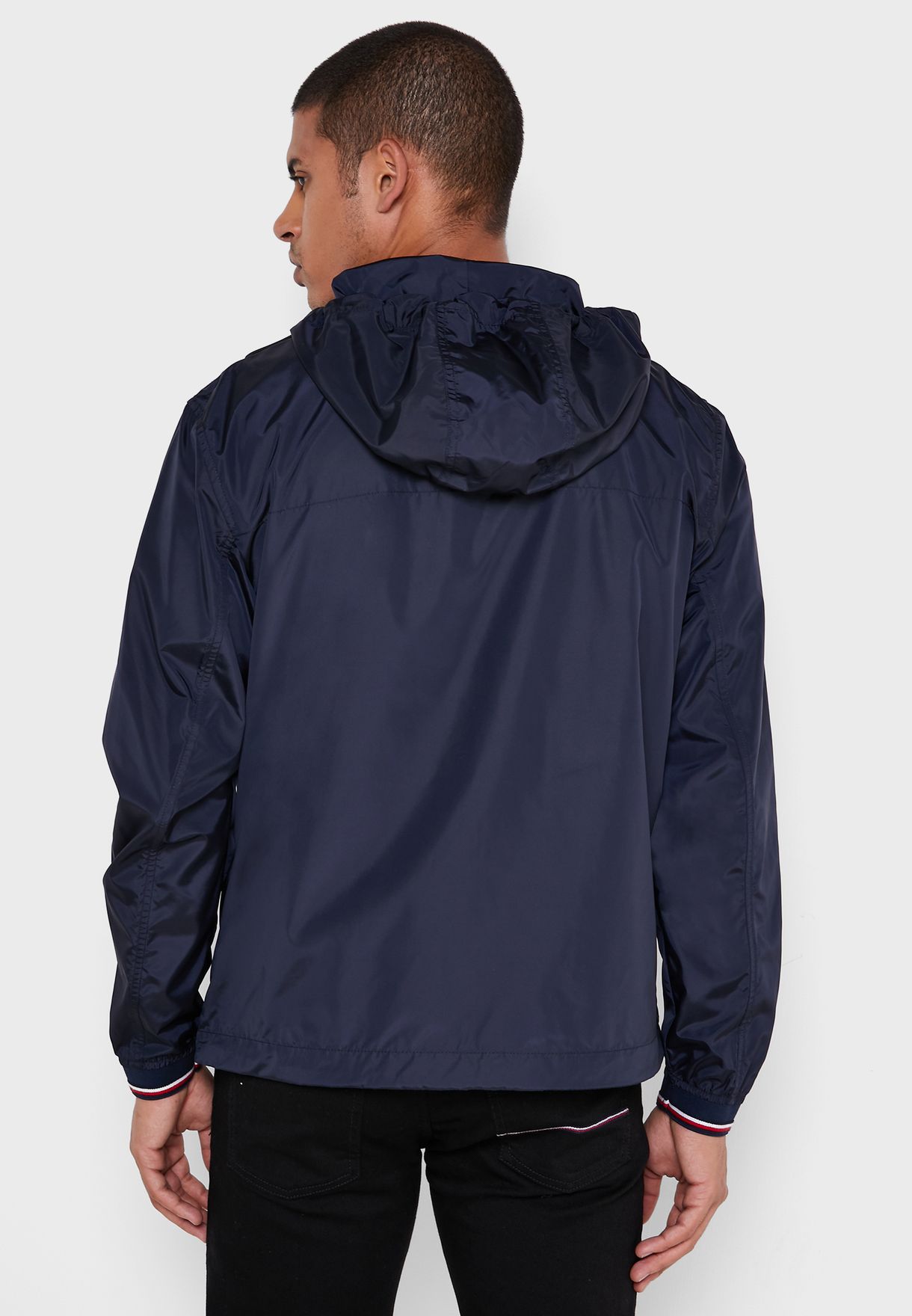 Buy Tommy Hilfiger navy Windbreaker Jacket for Men in MENA, Worldwide