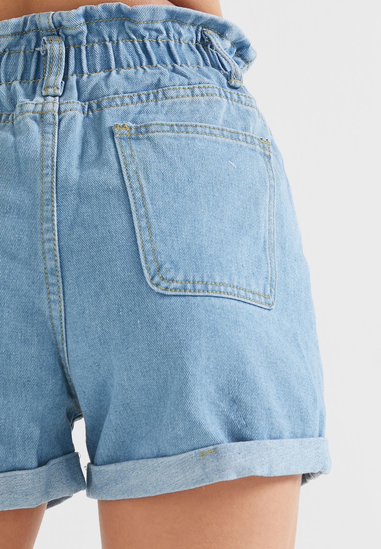 Folded Detail Shorts