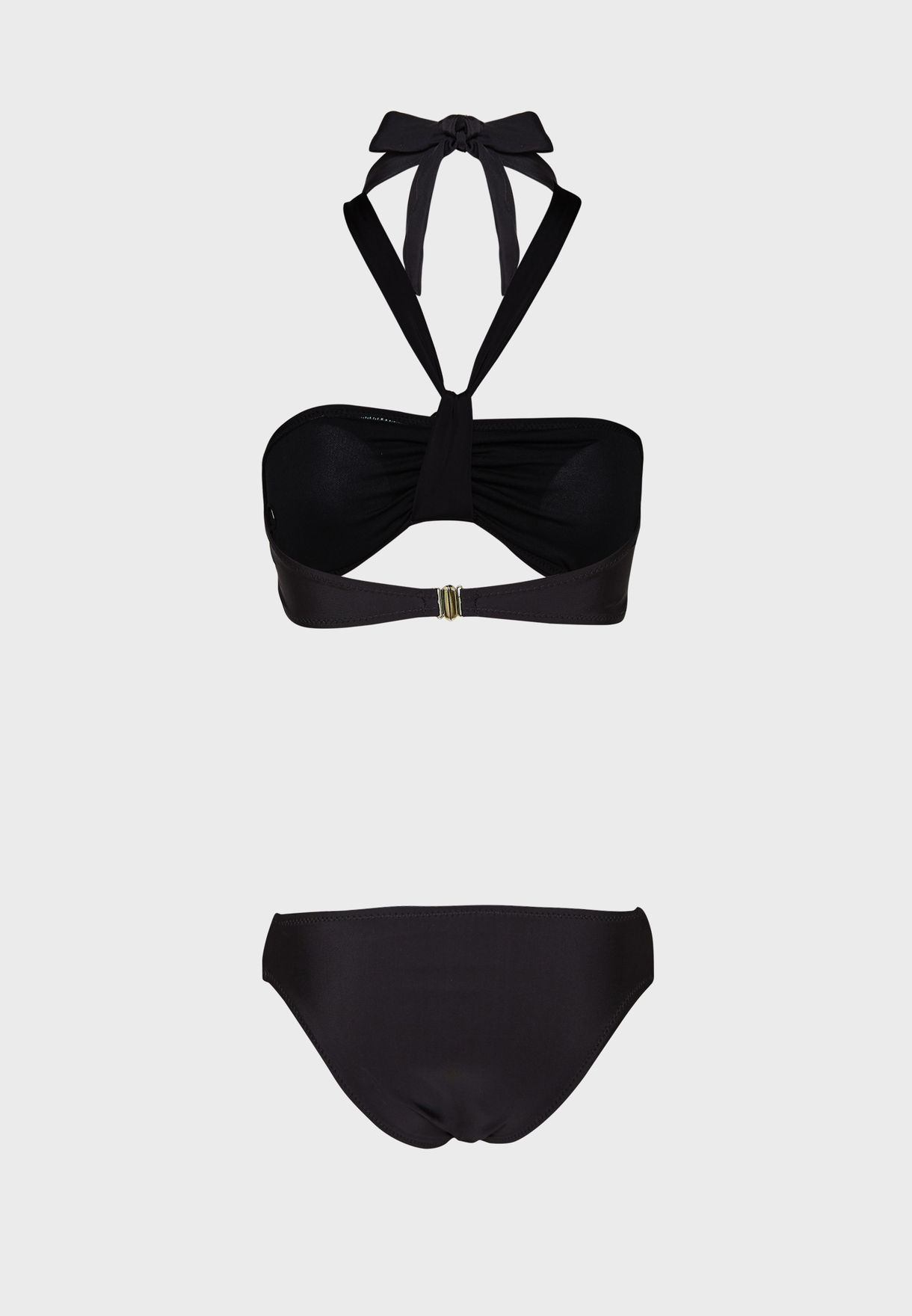 Buy Ella black Halter Ring Detail Bikini Set for Women in MENA, Worldwide