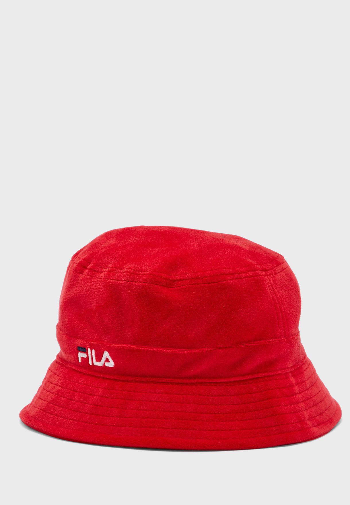 red fila bucket hat