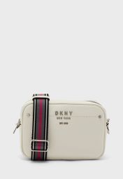 dkny black erin camera cross body bag