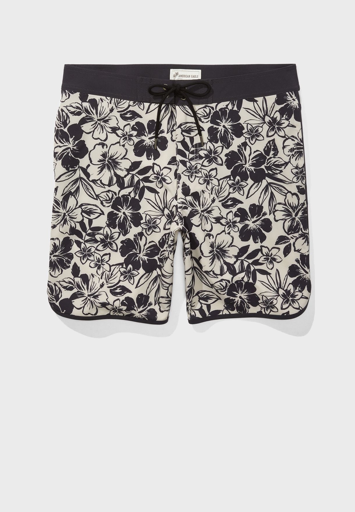 Flowers Print Swim Shorts