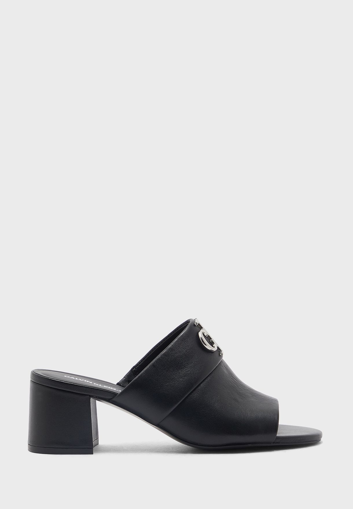 calvin klein block heel sandals