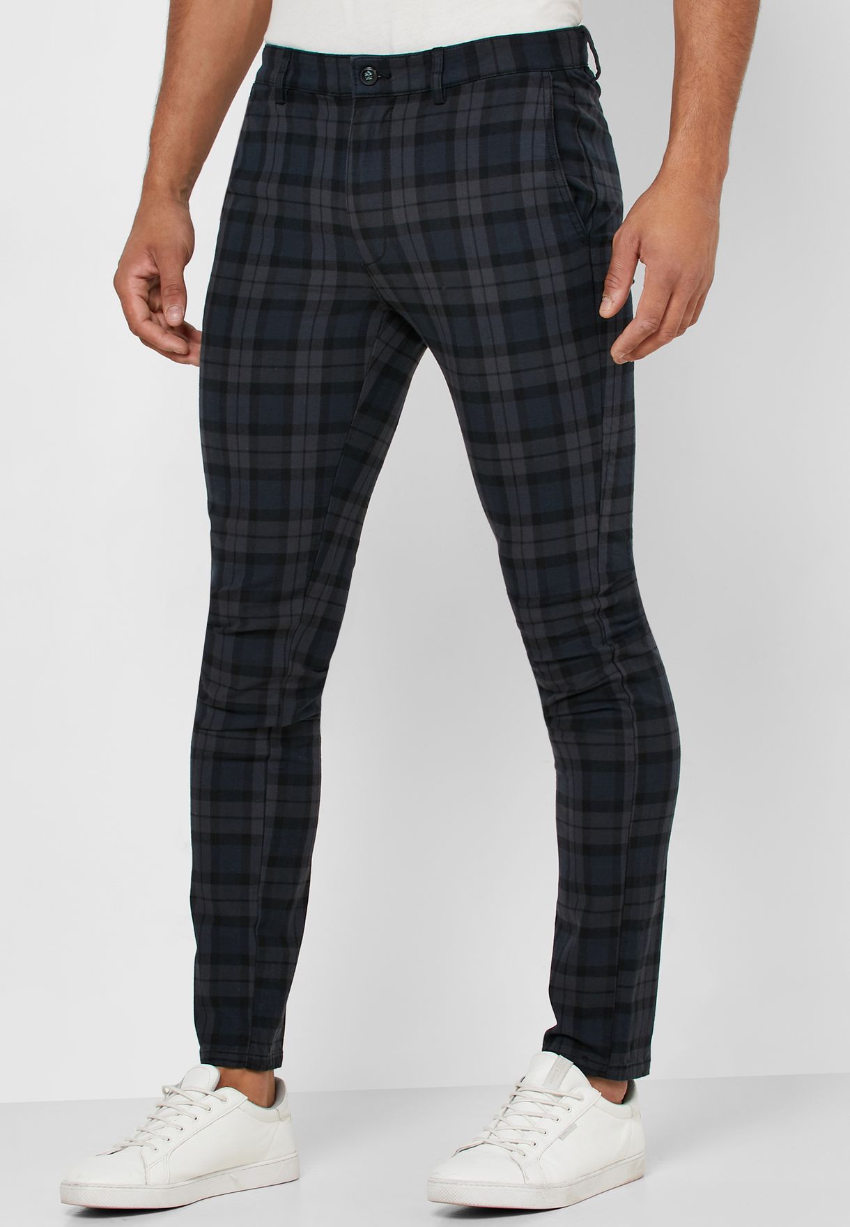 plaid pants topman