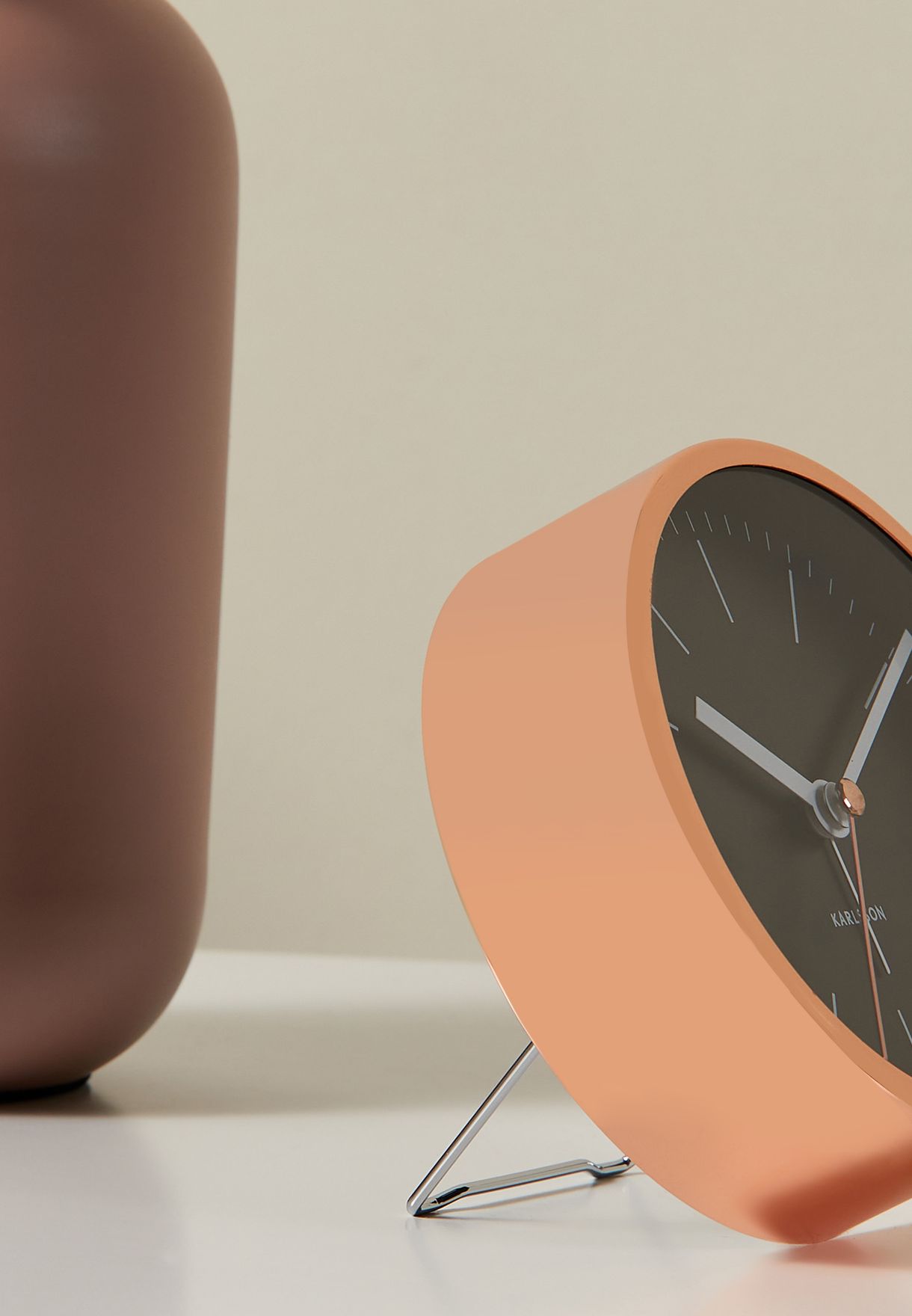 Minimal Copper Plated Alarm Clock