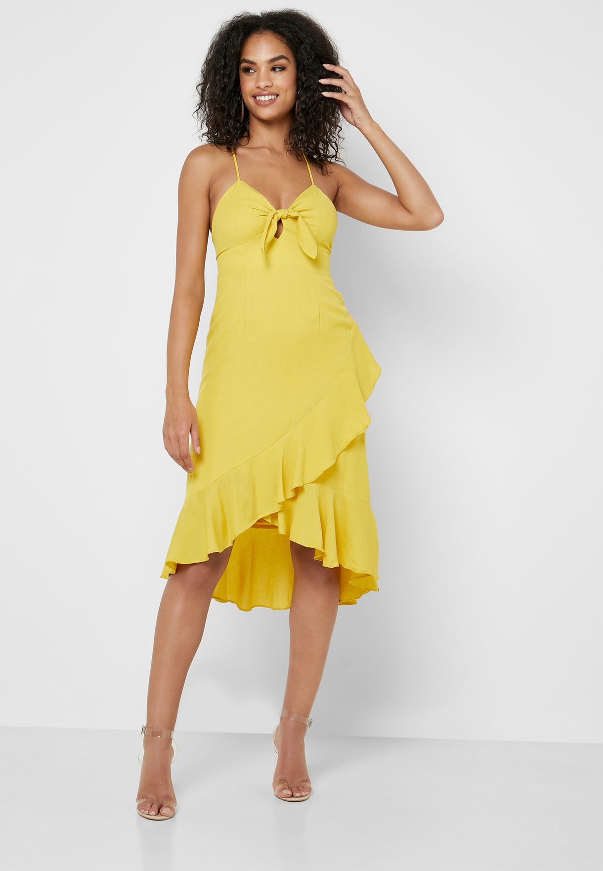 forever 21 knot front dress