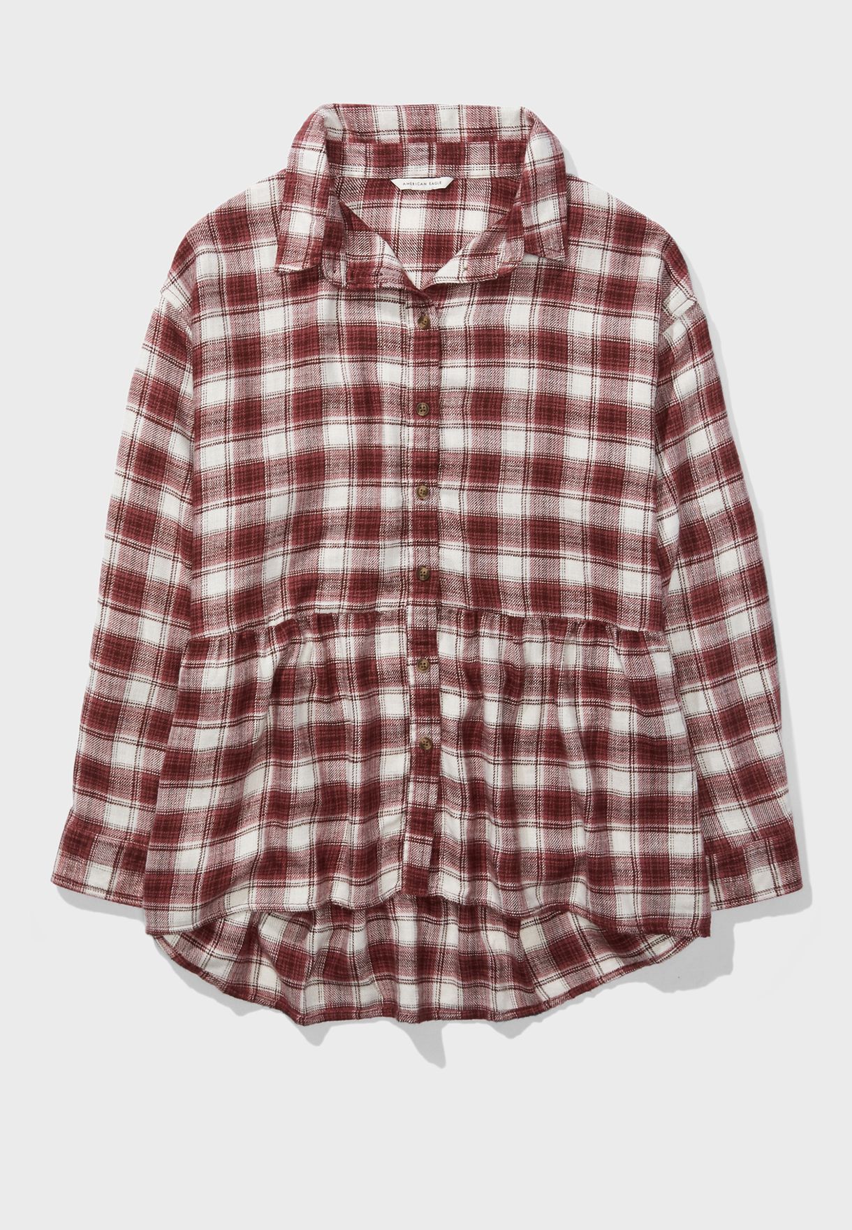 american eagle womens plaid shirt