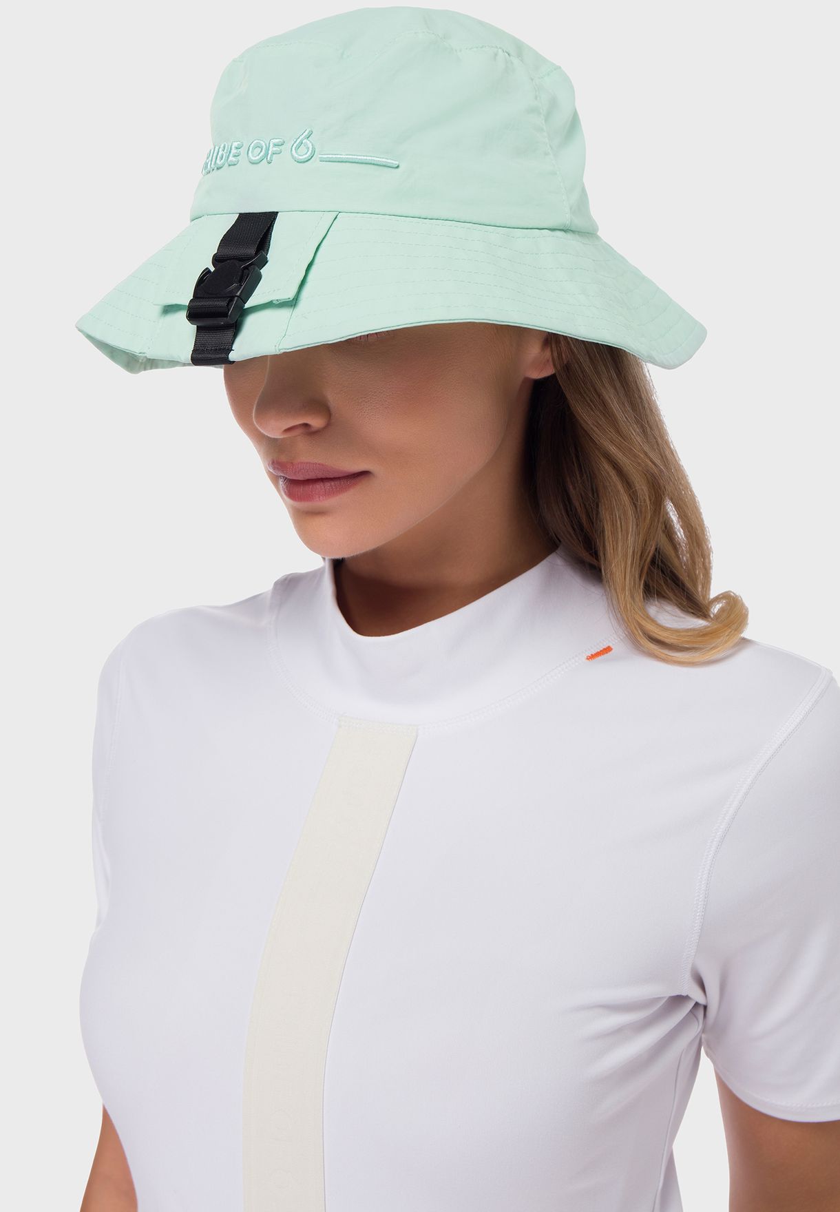 Andover Reclaimed Nylon Bucket Hat With Pocket Detail