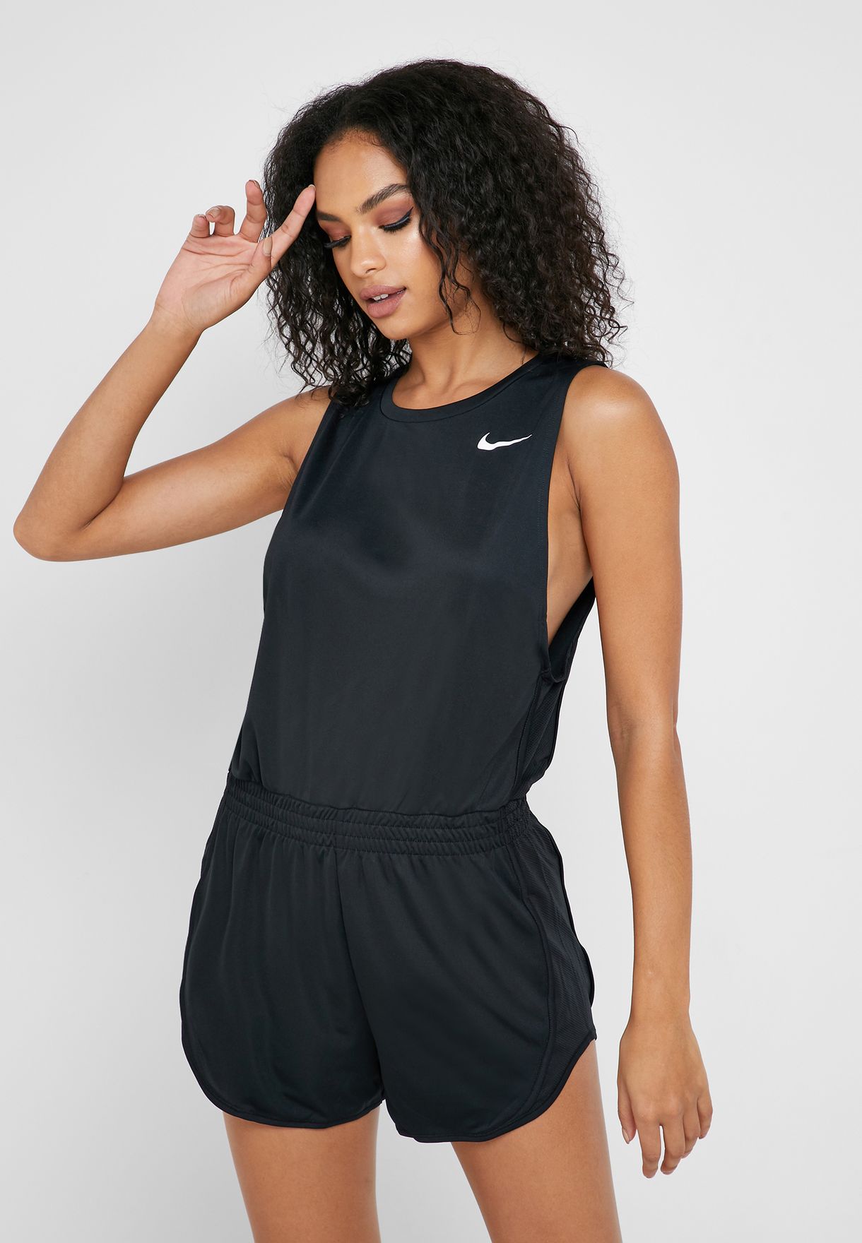 Buy Nike black Runper Femme Playsuit 