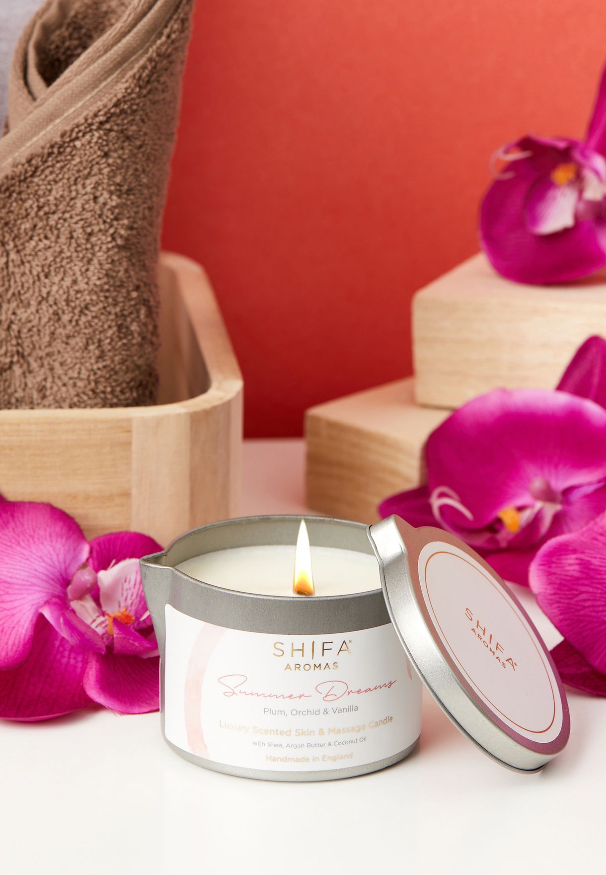 Plum, Orchid & Vanilla Massage Candle