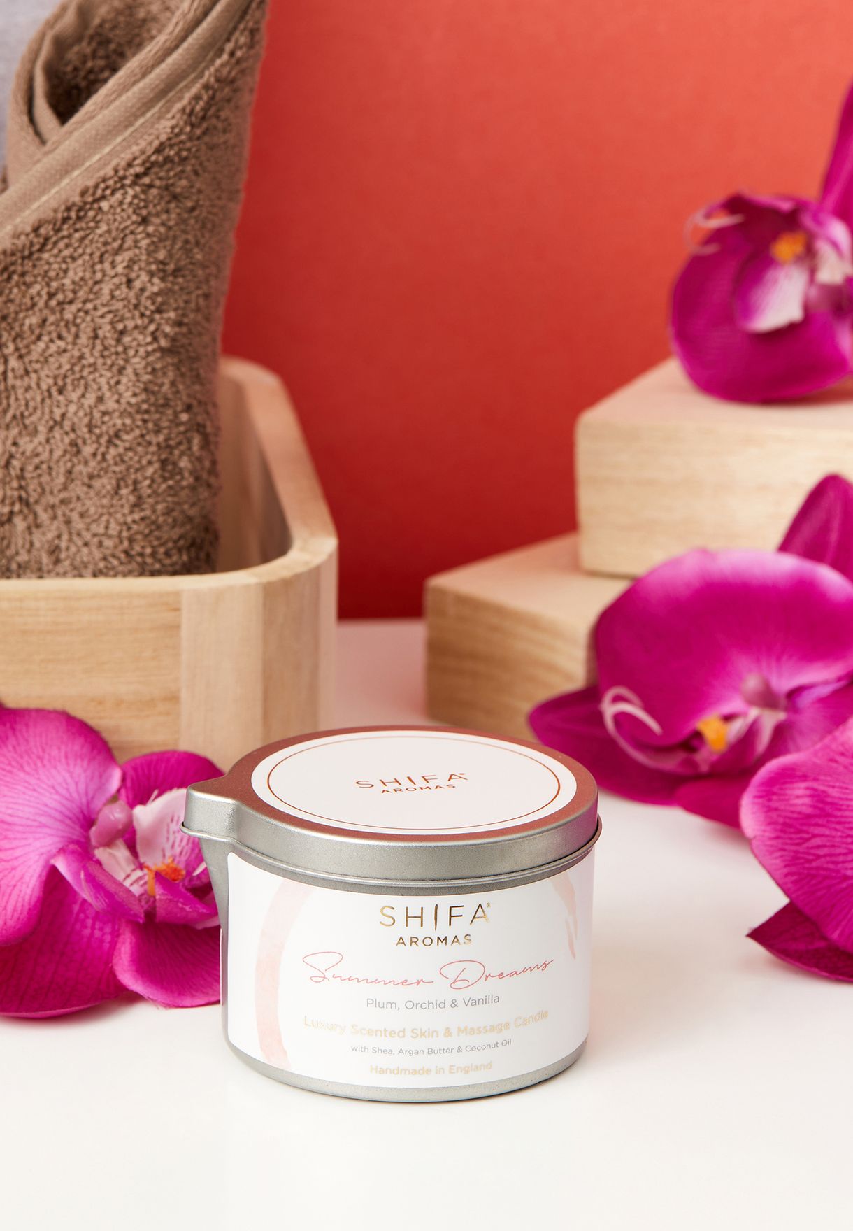 Plum, Orchid & Vanilla Massage Candle