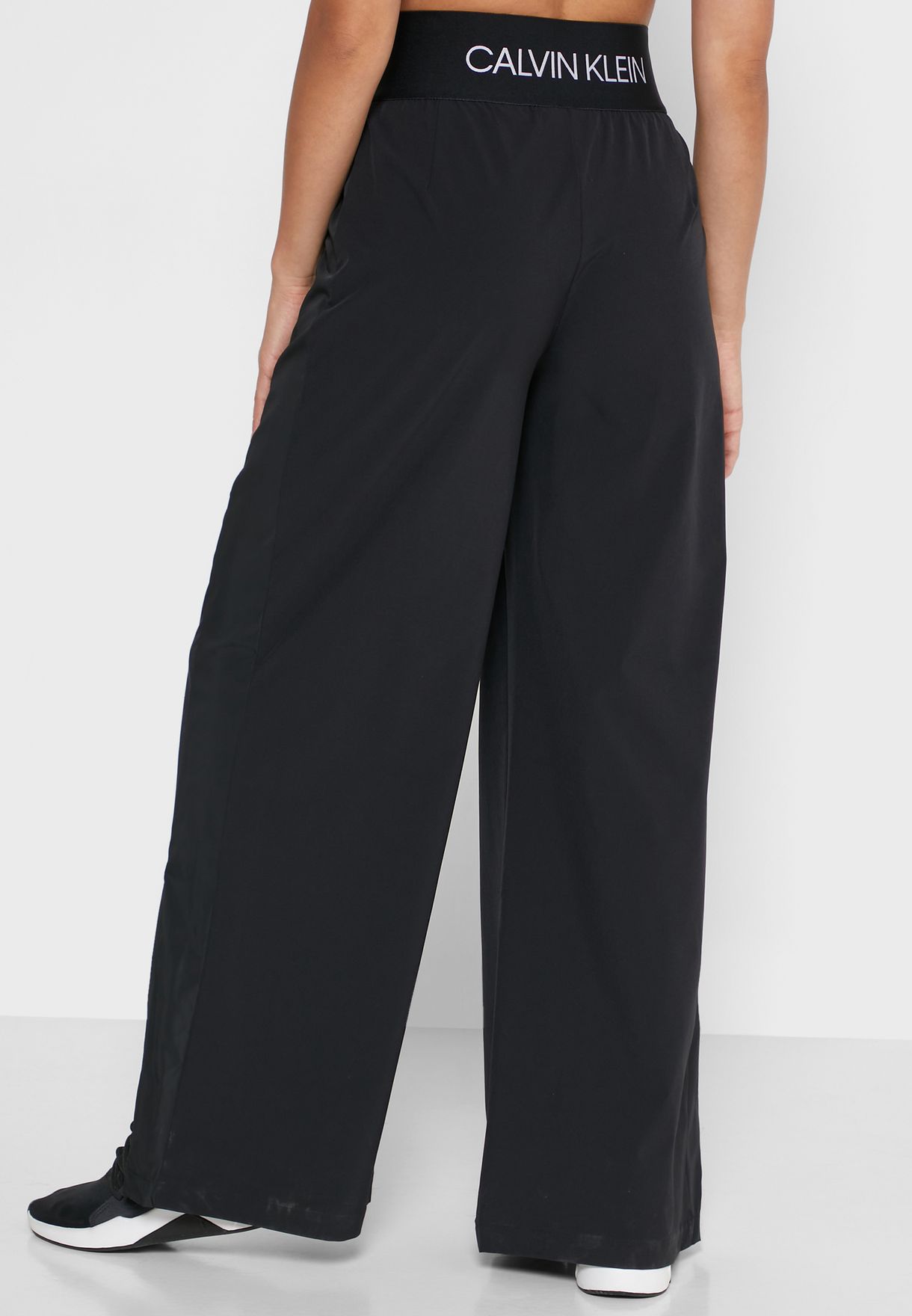 calvin klein wide leg sweatpants