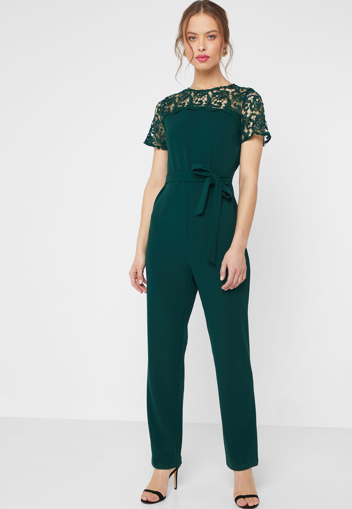 dorothy perkins green jumpsuit